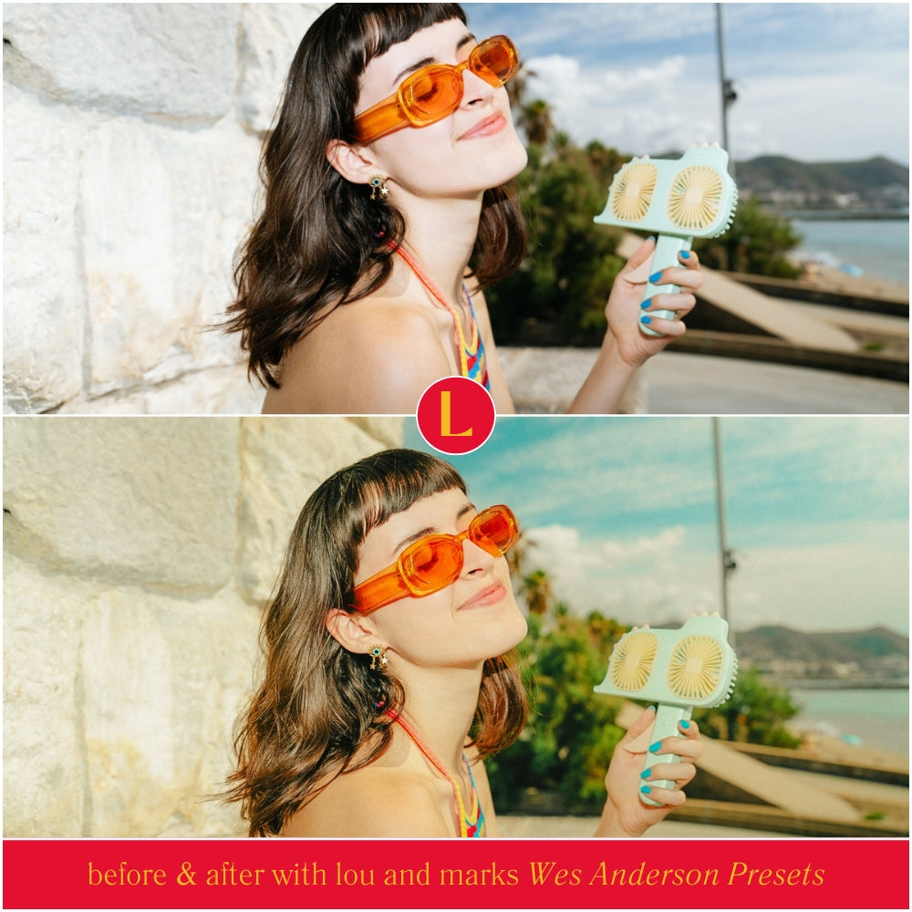 Wes Anderson Film Lightroom Presets by Lou and Marks Presets