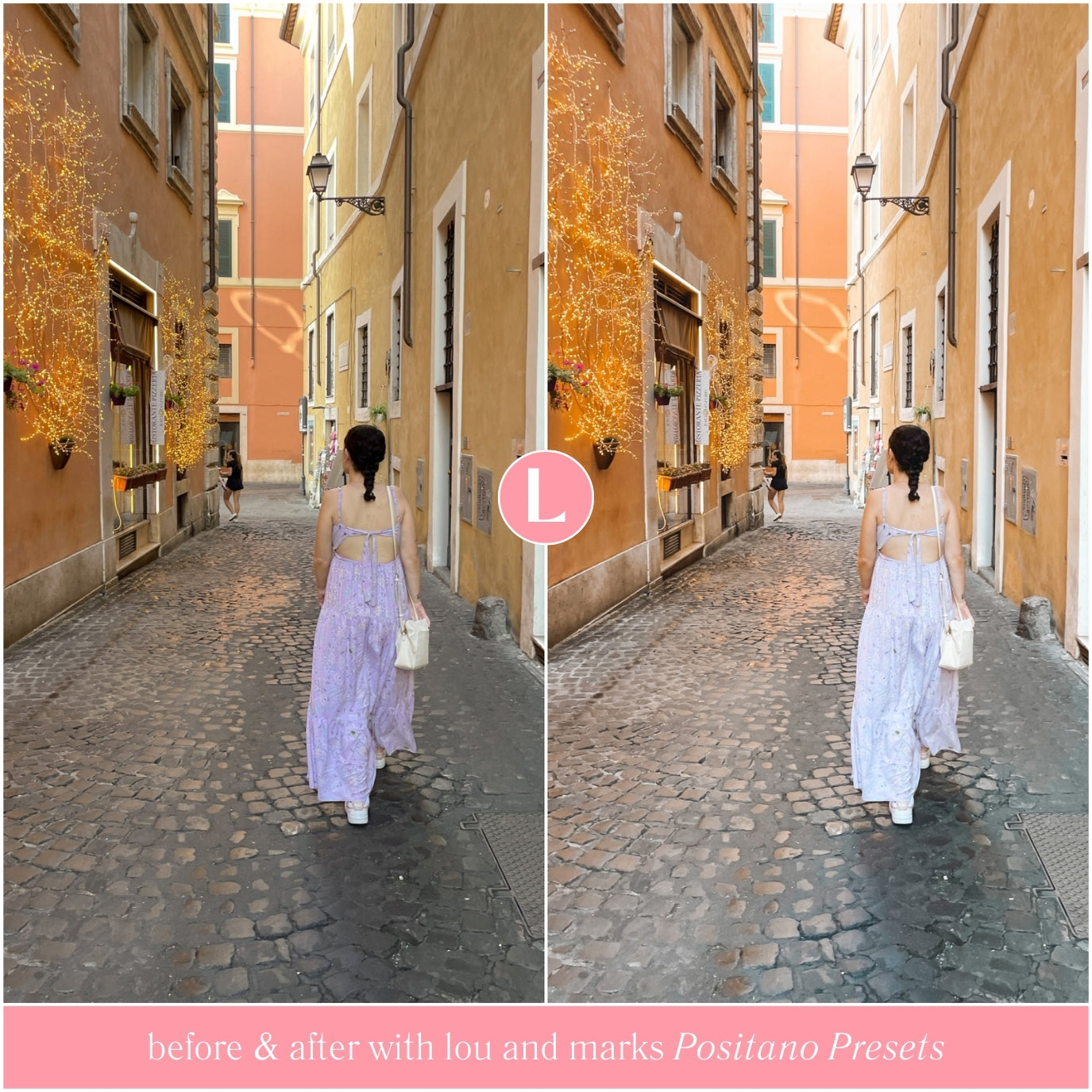 Positano Italy Travel Lightroom Presets for travel photo editing for Instagram Bloggers By Lou Marks Presets