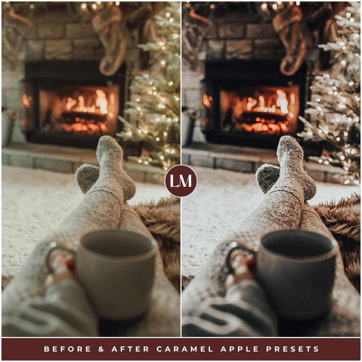 Best Selling Caramel Apple Christmas Lightroom Presets The Best Photo Editing Preset Filters For Christmas And Winter Holiday Photos with Adobe Lightroom Mobile And Desktop For Photographers and Instagram Influencers By Lou And Marks Presets