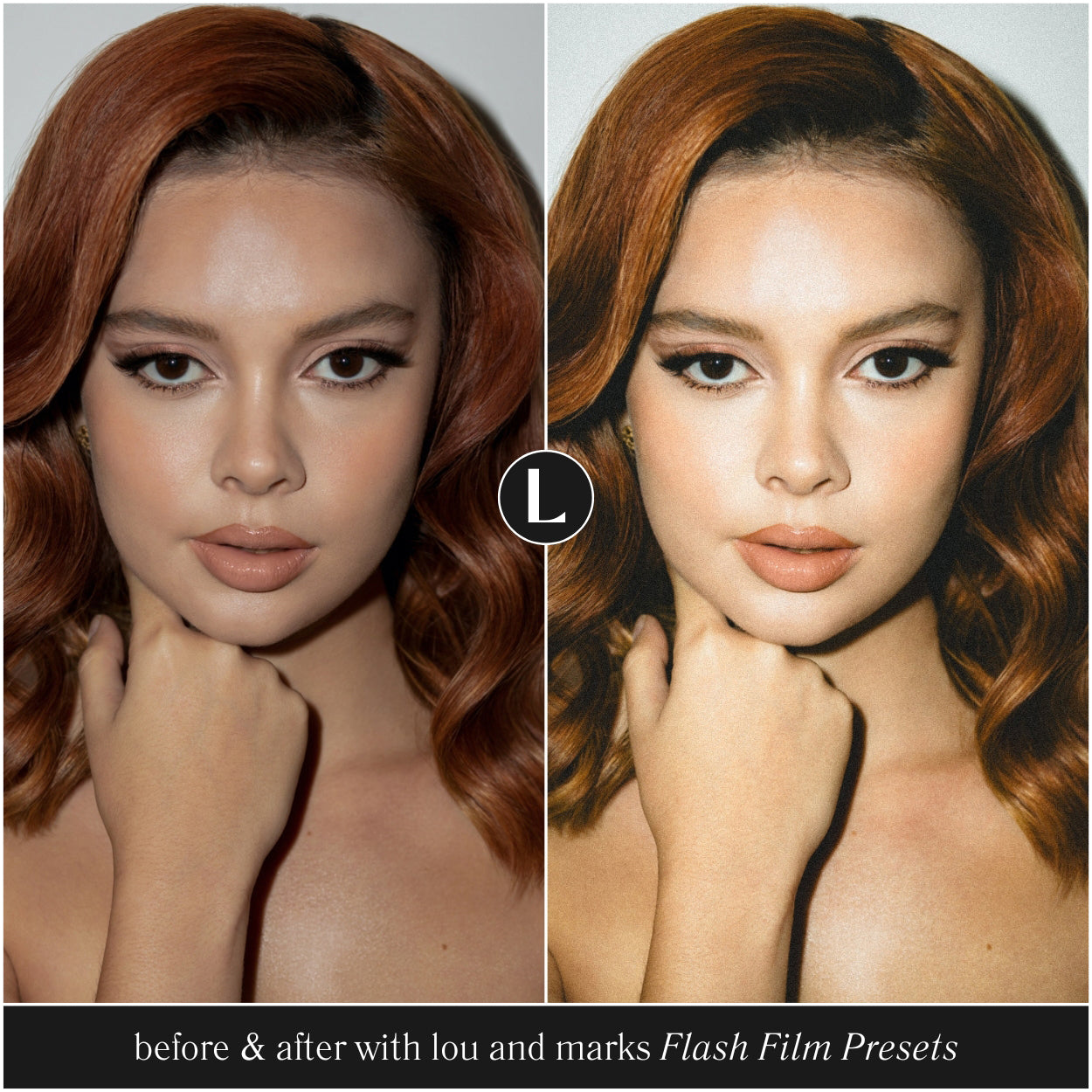 Flash Film Lightroom Presets for photographer and Instagram influencer photo editing in Adobe Lightroom by Lou & Marks