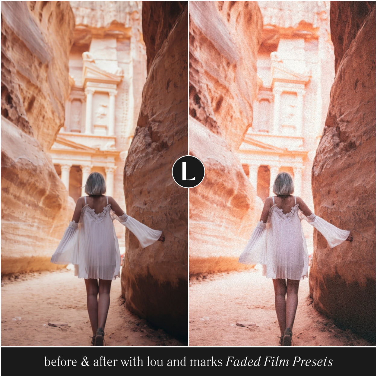 Faded Film Lightroom Presets for photographer and Instagram influencer photo editing in Adobe Lightroom 