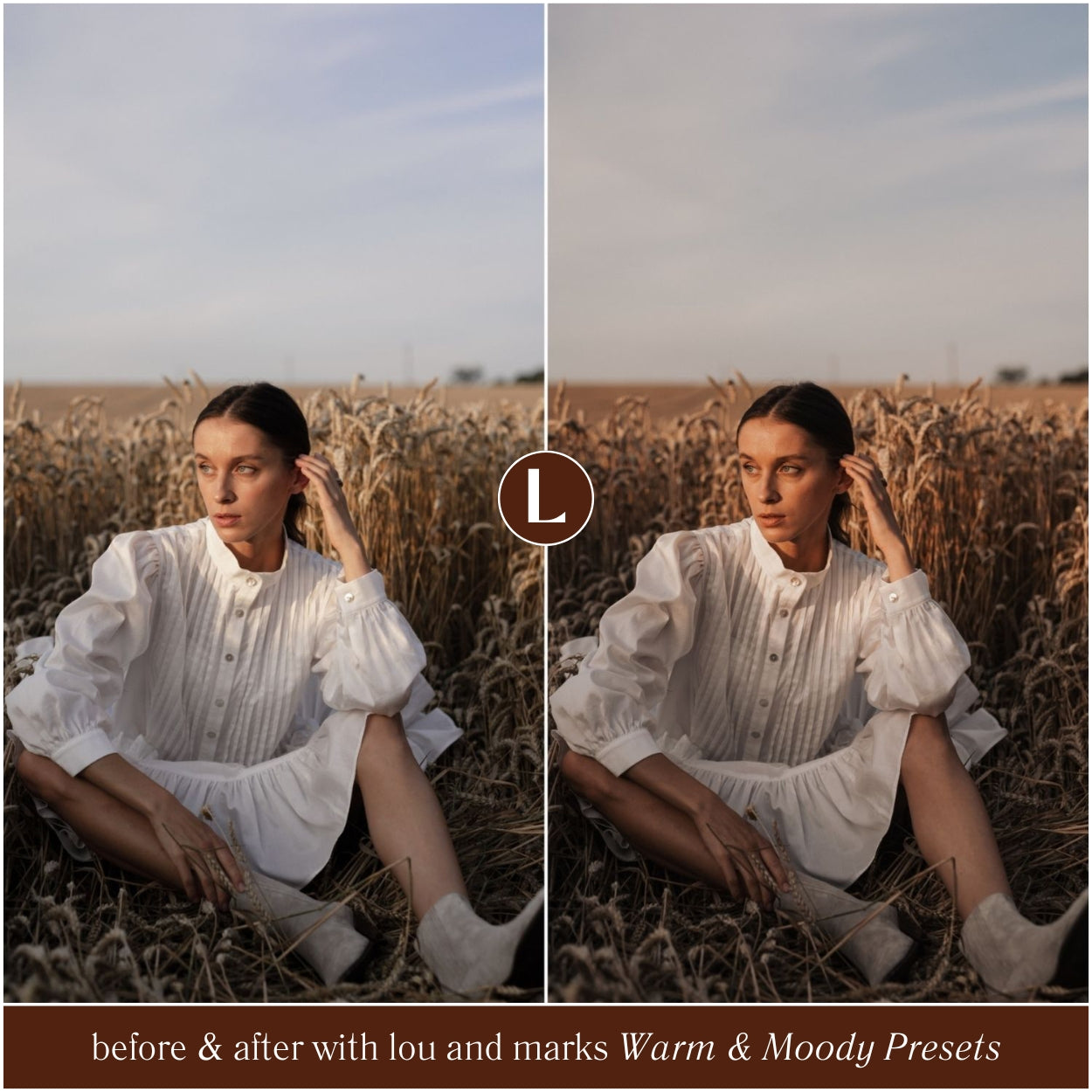 Warm and Moody Lightroom Presets by Lou and Marks Presets