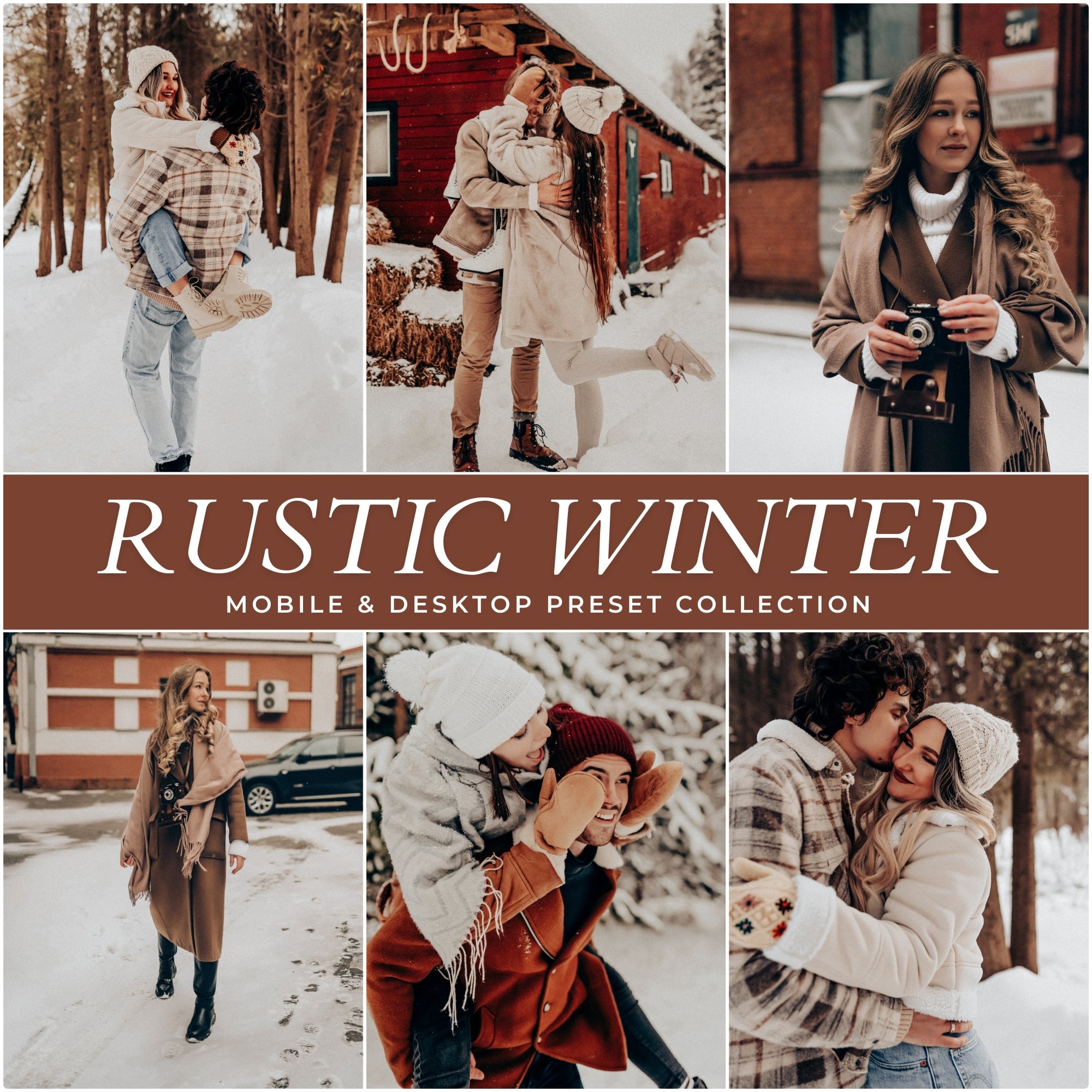 Rustic Winter Lightroom Presets For Photographers and Instagram Influencers Photo Editing In Adobe Lightroom By Lou And Marks Presets