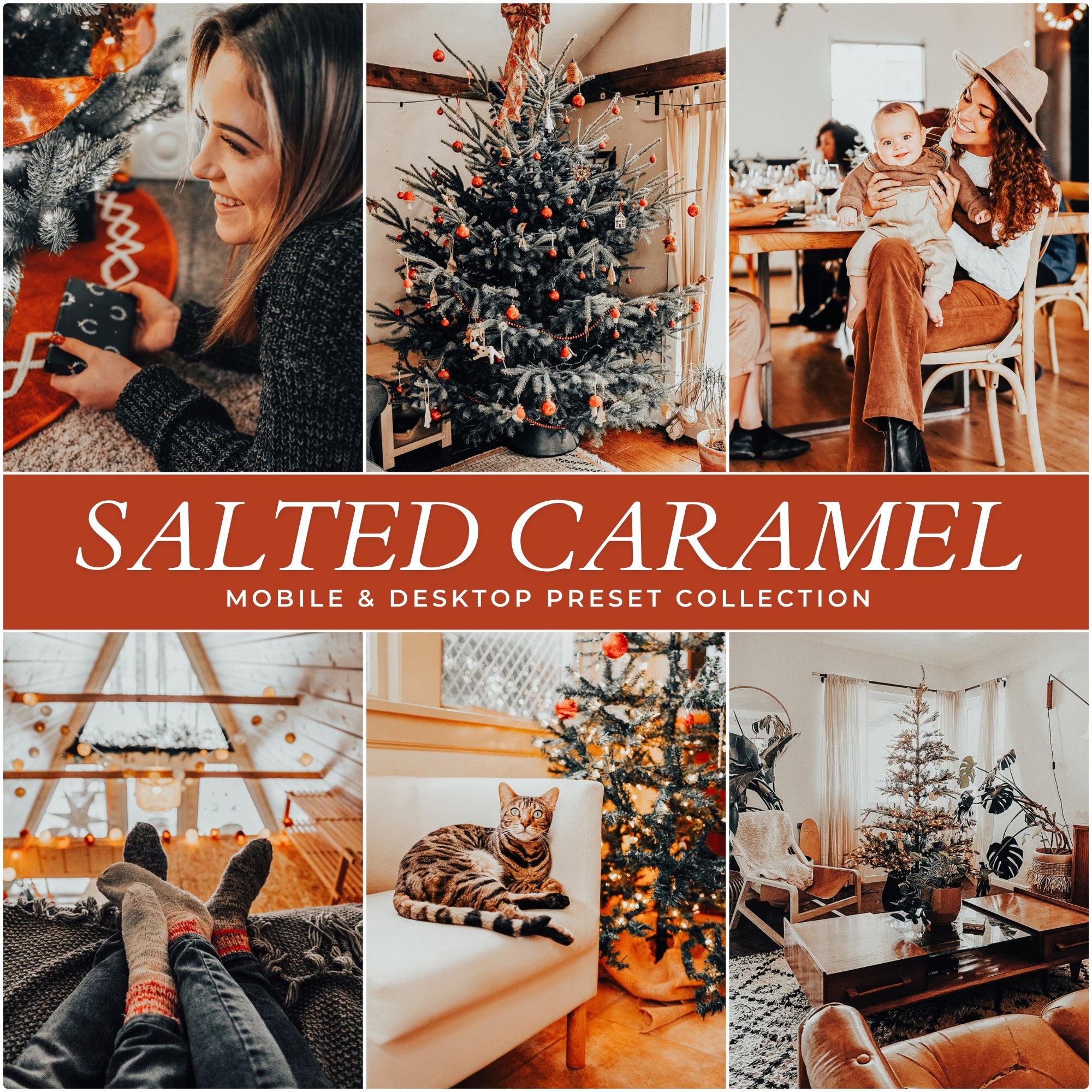 Salted Caramel Christmas Lightroom Presets For Photographers and Instagram Influencers Photo Editing In Adobe Lightroom By Lou And Marks Presets