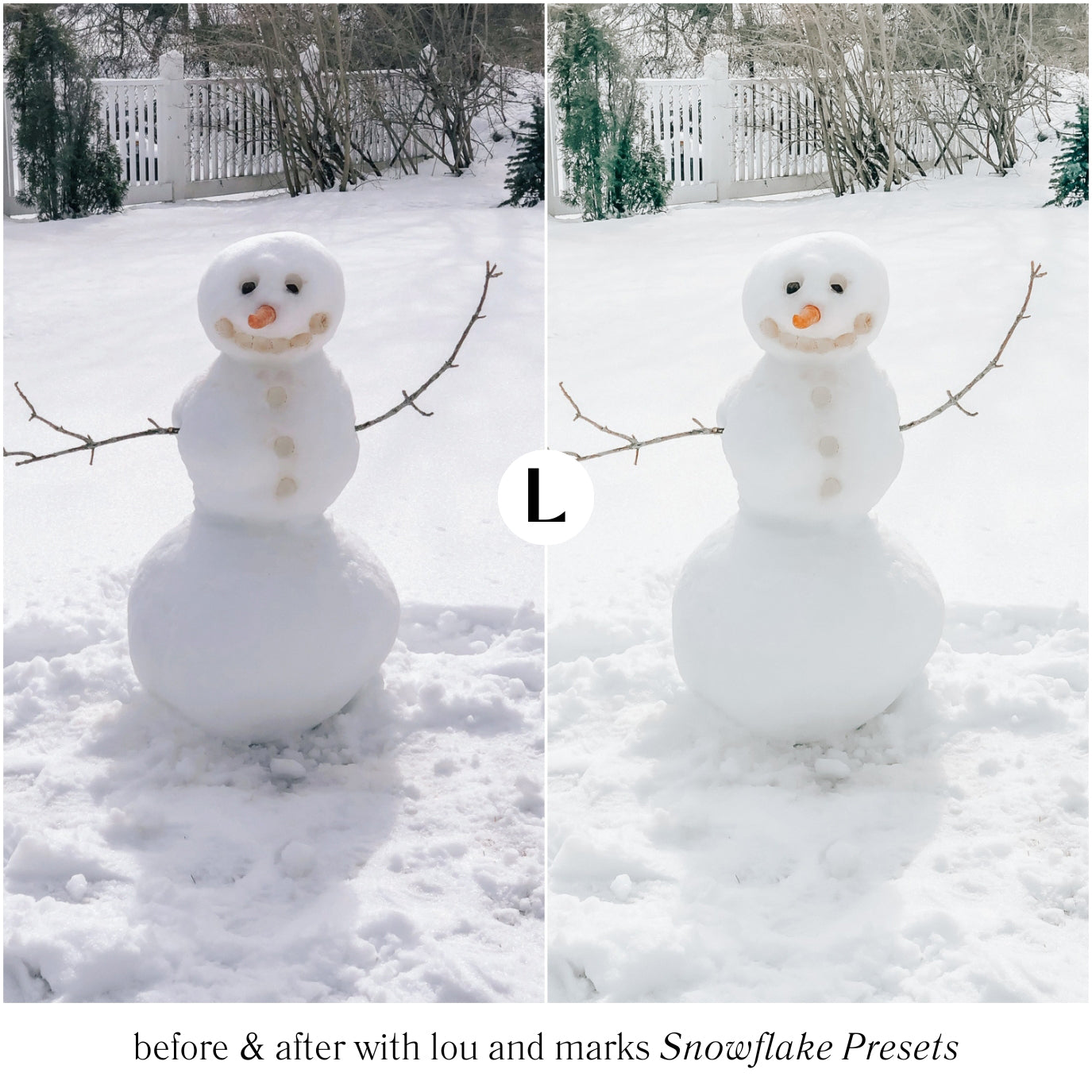 Snowflake Christmas Photo Presets And Winter Lightroom Presets For Adobe Lightroom Mobile And Desktop By Lou And Marks Presets Top Presets