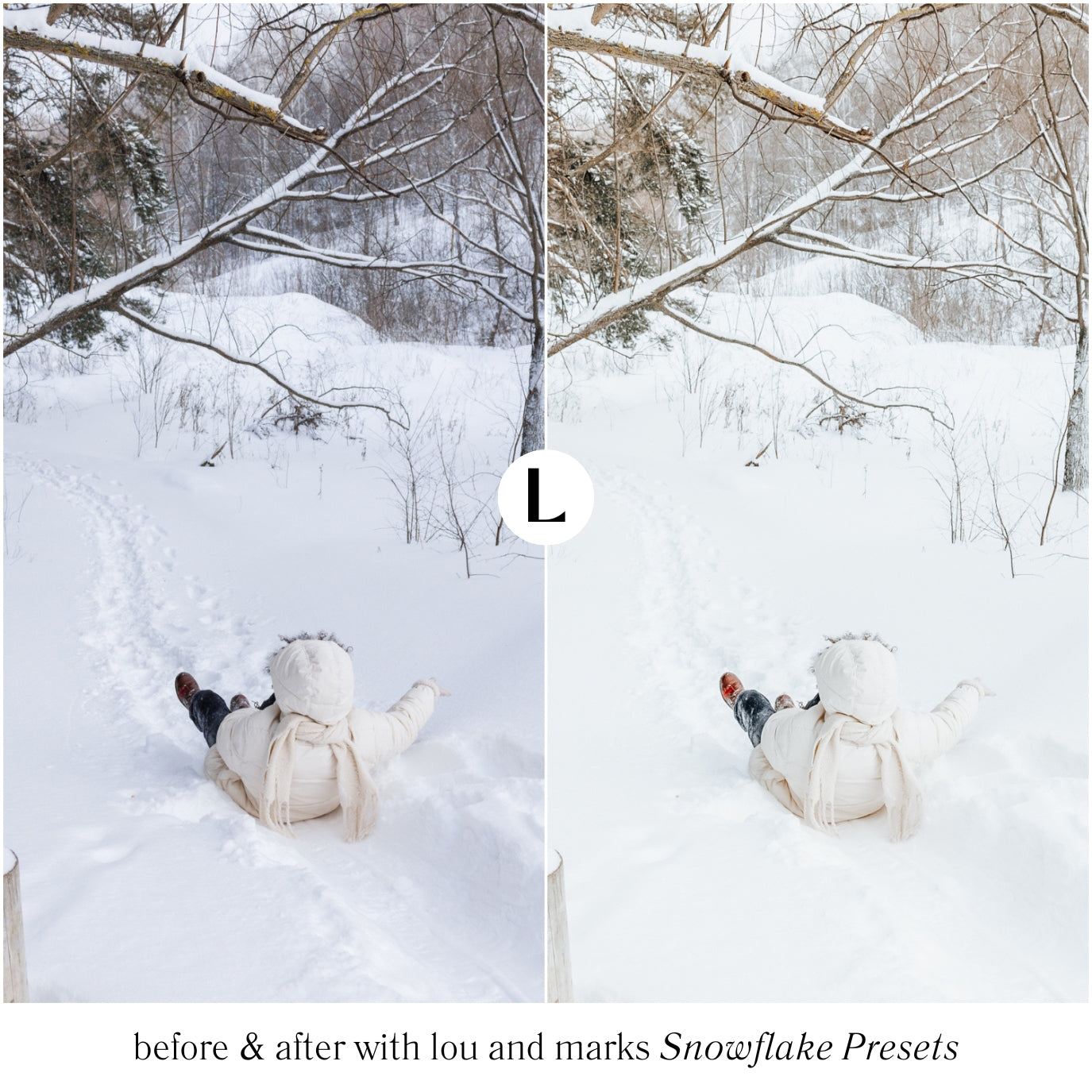 Snowflake Christmas Photo Presets And Winter Lightroom Presets For Adobe Lightroom Mobile And Desktop By Lou And Marks Presets Best Selling