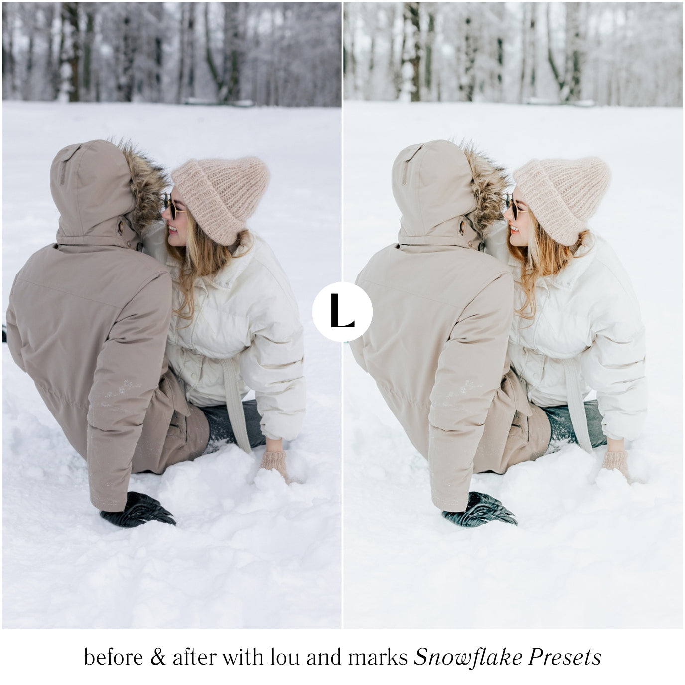Snowflake Christmas Photo Presets And Winter Lightroom Presets For Adobe Lightroom Mobile And Desktop By Lou And Marks Presets Best Presets