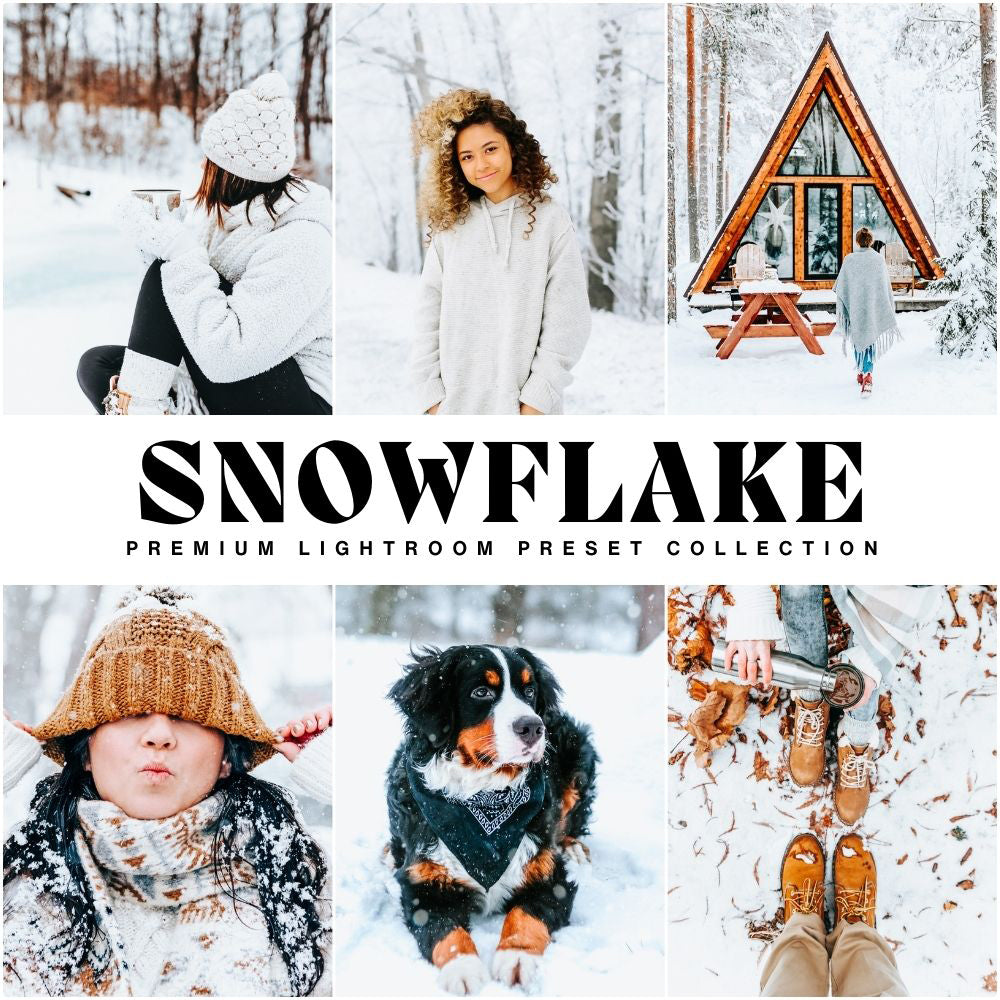The Best Christmas Lightroom Presets By Lou And Marks Presets Snowflake