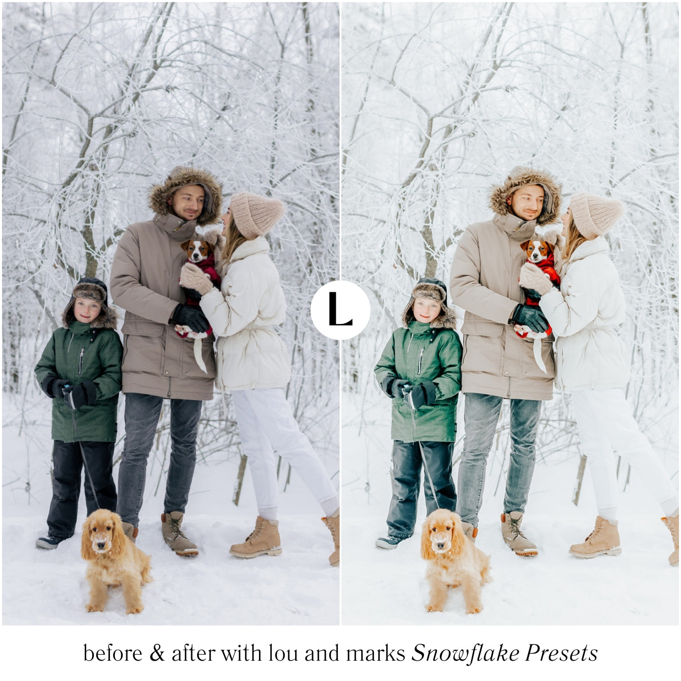 Snowflake Christmas Photo Presets And Winter Lightroom Presets For Adobe Lightroom Mobile And Desktop By Lou And Marks Presets Best Photo Presets