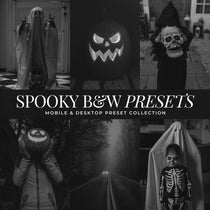 Spooky Black And White Lightroom Presets By Lou And Marks Halloween Presets Mobile And Desktop For Instagram And Photographers