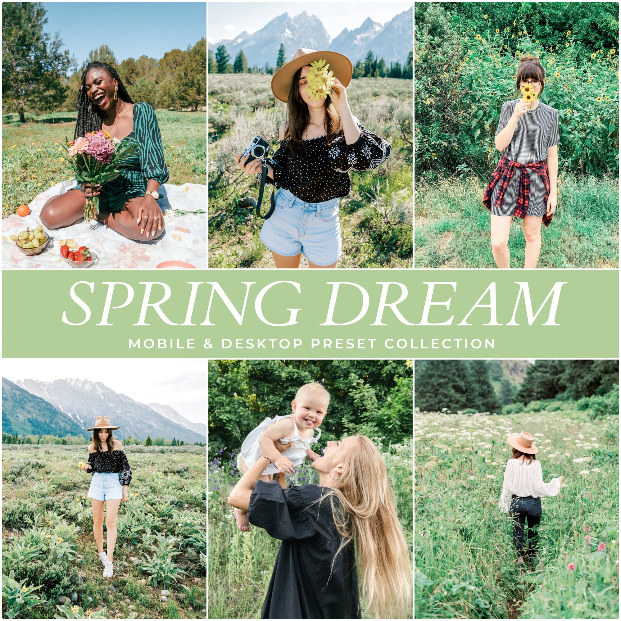 Spring Lightroom Presets For Photographers and Instagram Influencers Photo Editing In Adobe Lightroom By Lou And Marks Presets