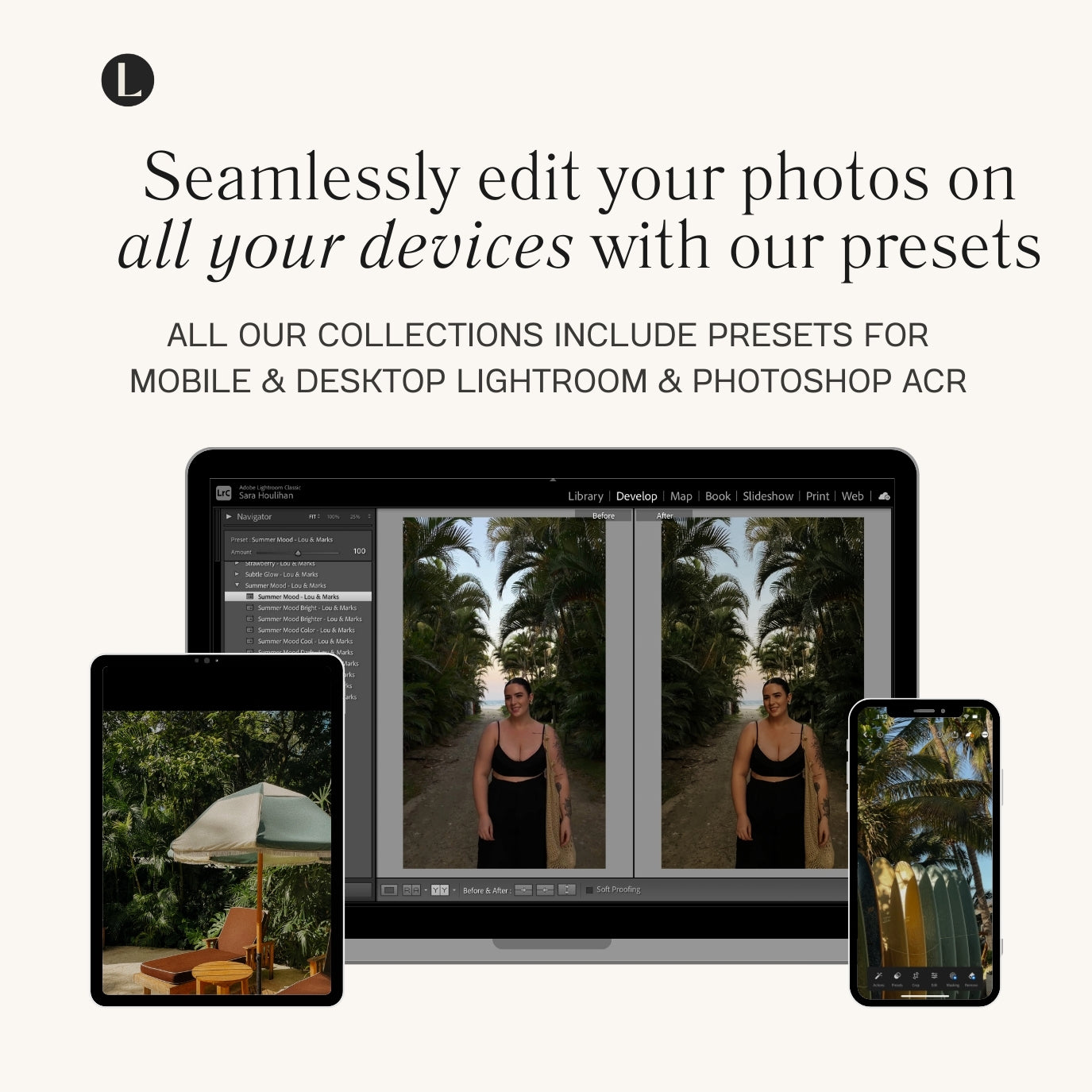 Moody Summer Instagram Lightroom Presets And Summer Photo Filters For Moody Edits Mobile And Desktop