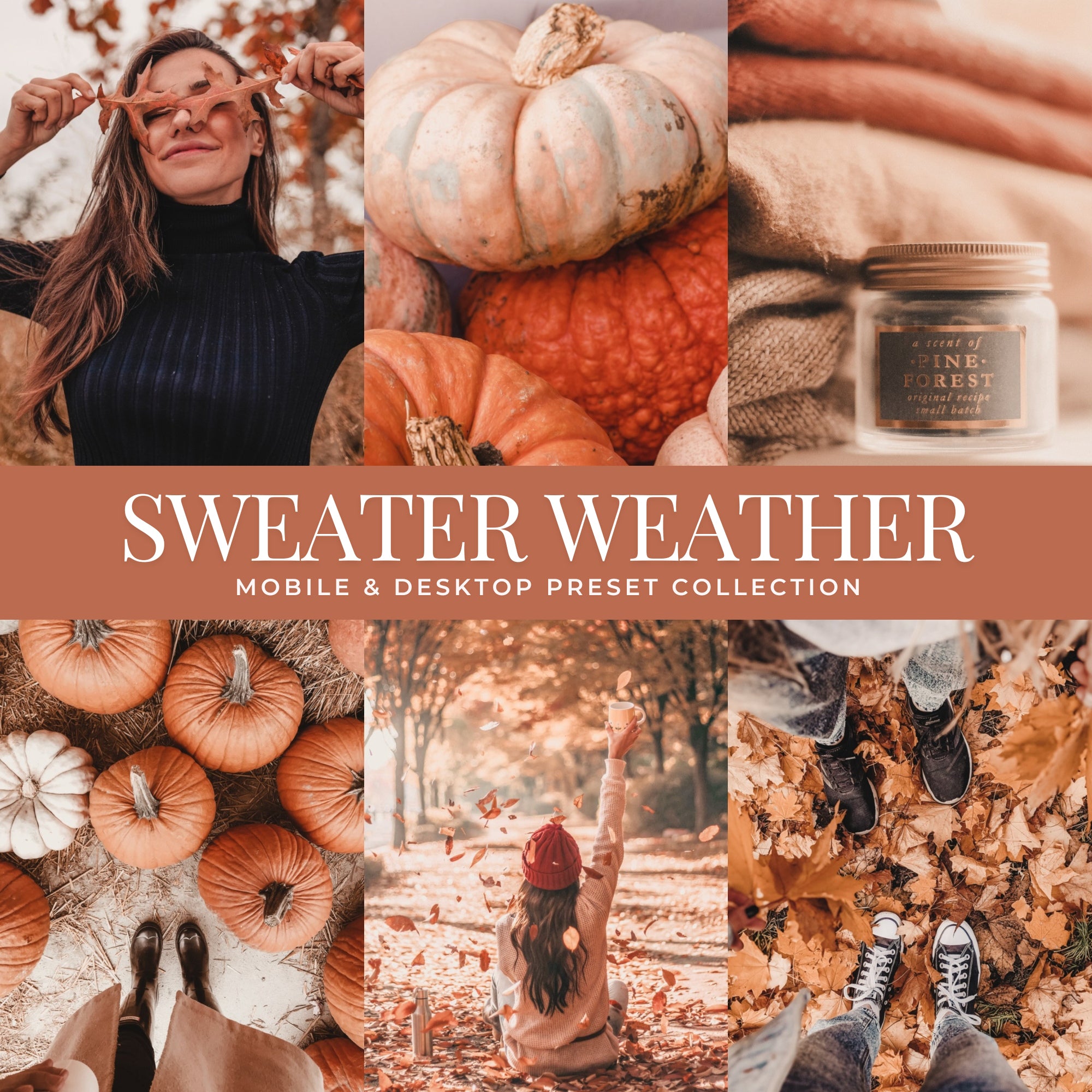 Sweater Weather Fall Lightroom Presets for photographer and Instagram influencer photo editing in Adobe Lightroom by Lou And Marks Presets