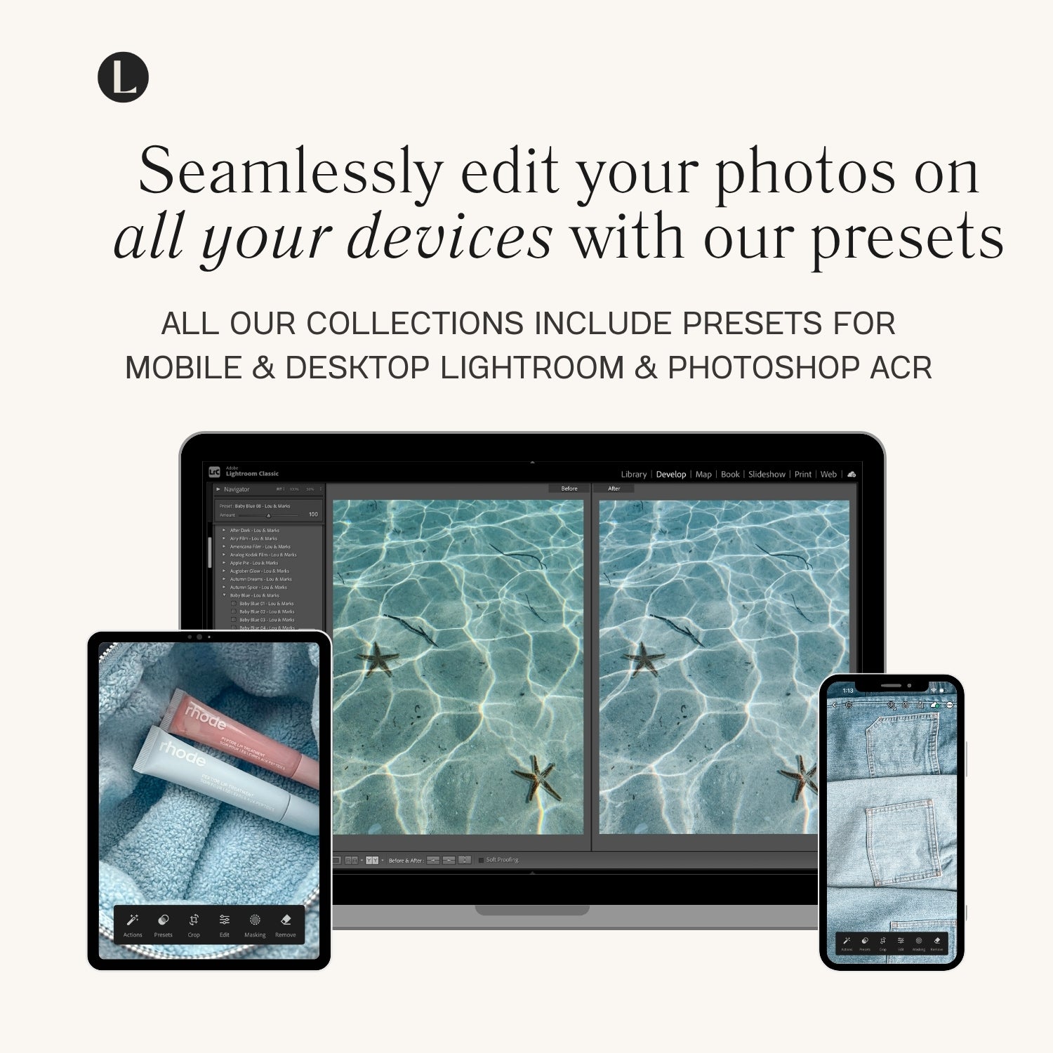 New Baby Blue Lightroom Presets The Best Photo Editing Preset Filters For Lightroom Mobile And Desktop For Photographers and Instagram Influencers By Lou And Marks Presets