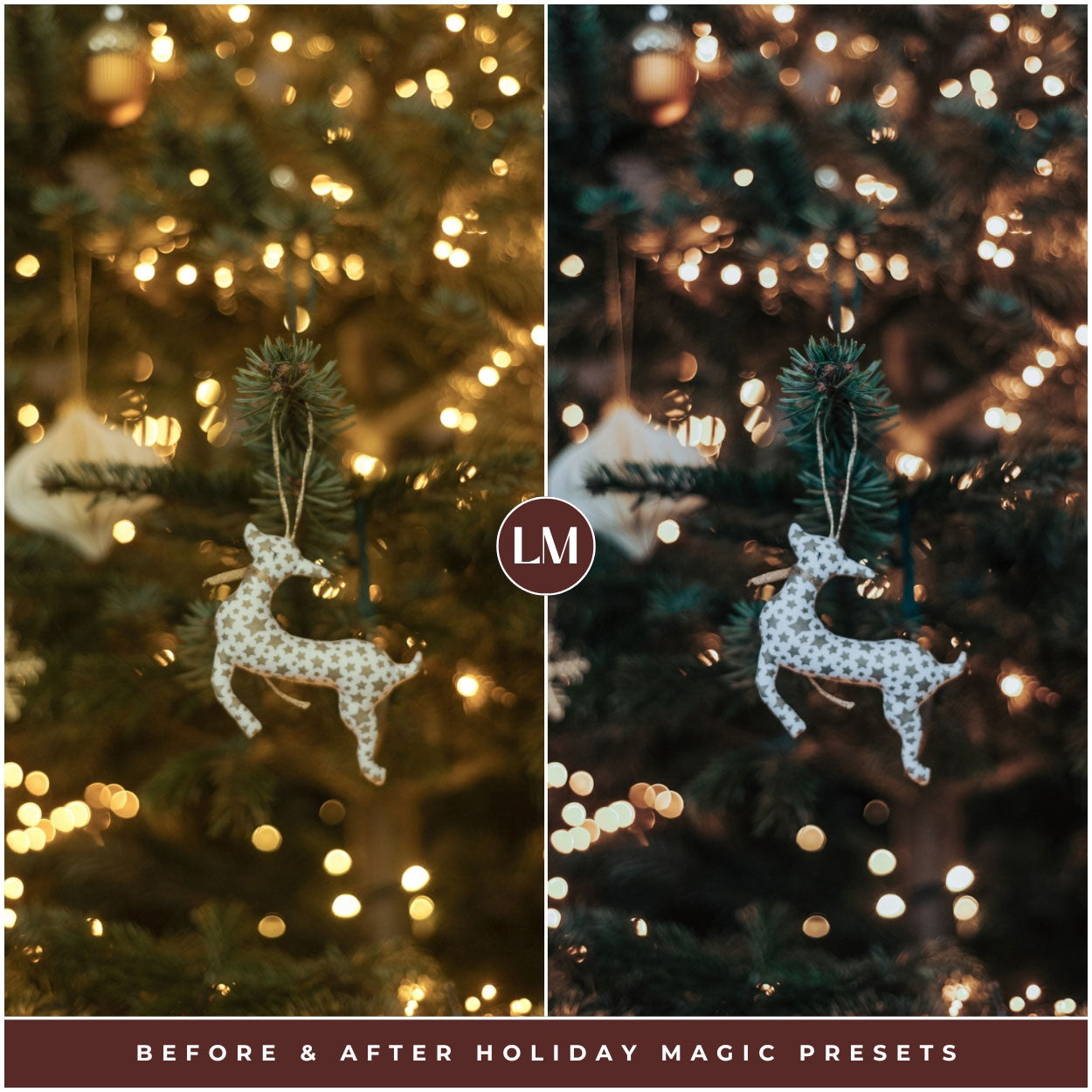 Holiday Magic Lightroom Presets For Best Christmas And Winter Photo Editing In Adobe Lightroom By Lou And Marks Presets home decor