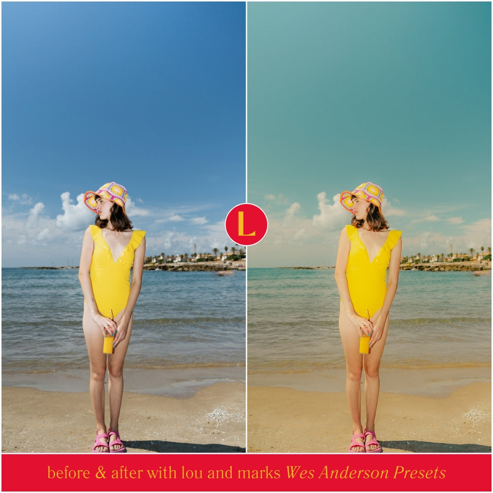 Wes Anderson Film Lightroom Presets by Lou and Marks Presets
