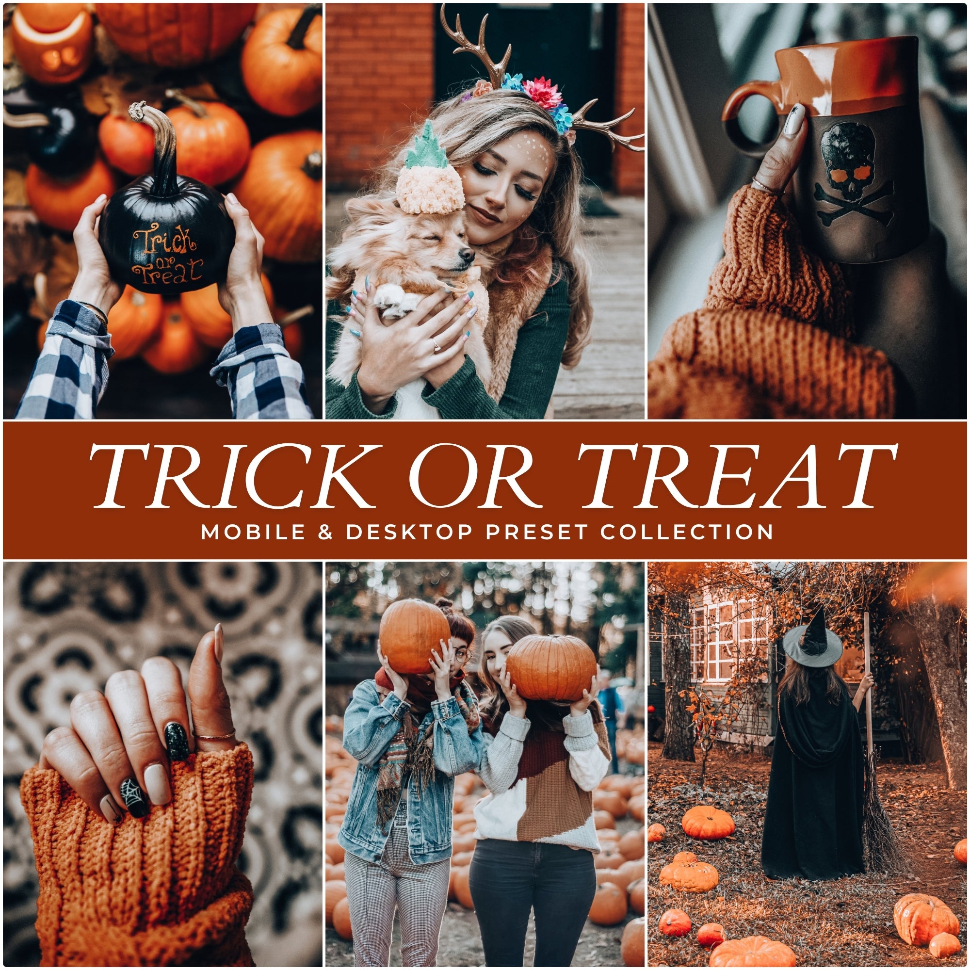 Trick Or Treat Lightroom Presets For Photographers and Instagram Influencers Photo Editing In Adobe Lightroom By Lou And Marks Presets