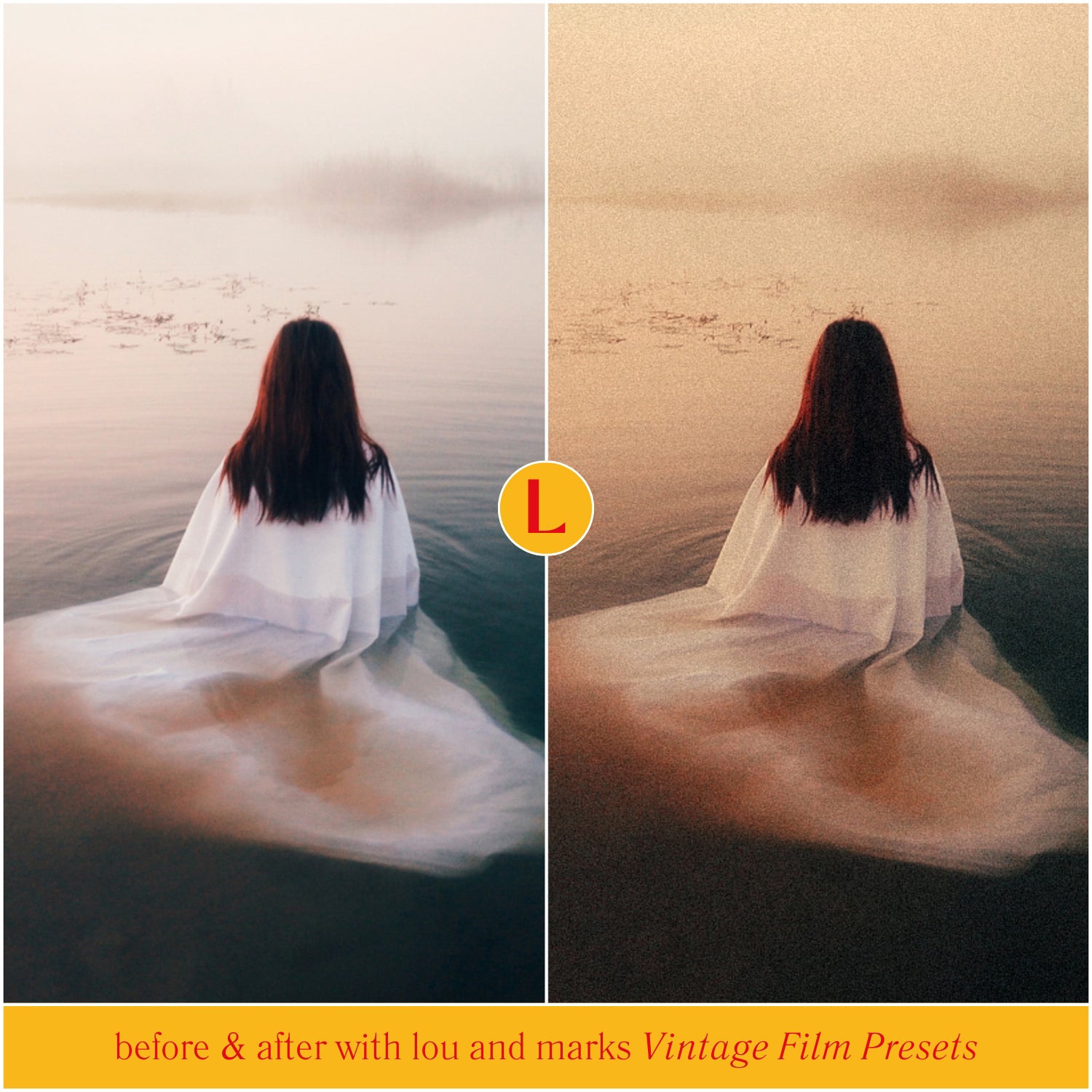 Vintage Film Lightroom Filters for photographer and Instagram influencer photo editing in Adobe Lightroom by Lou And Marks Presets