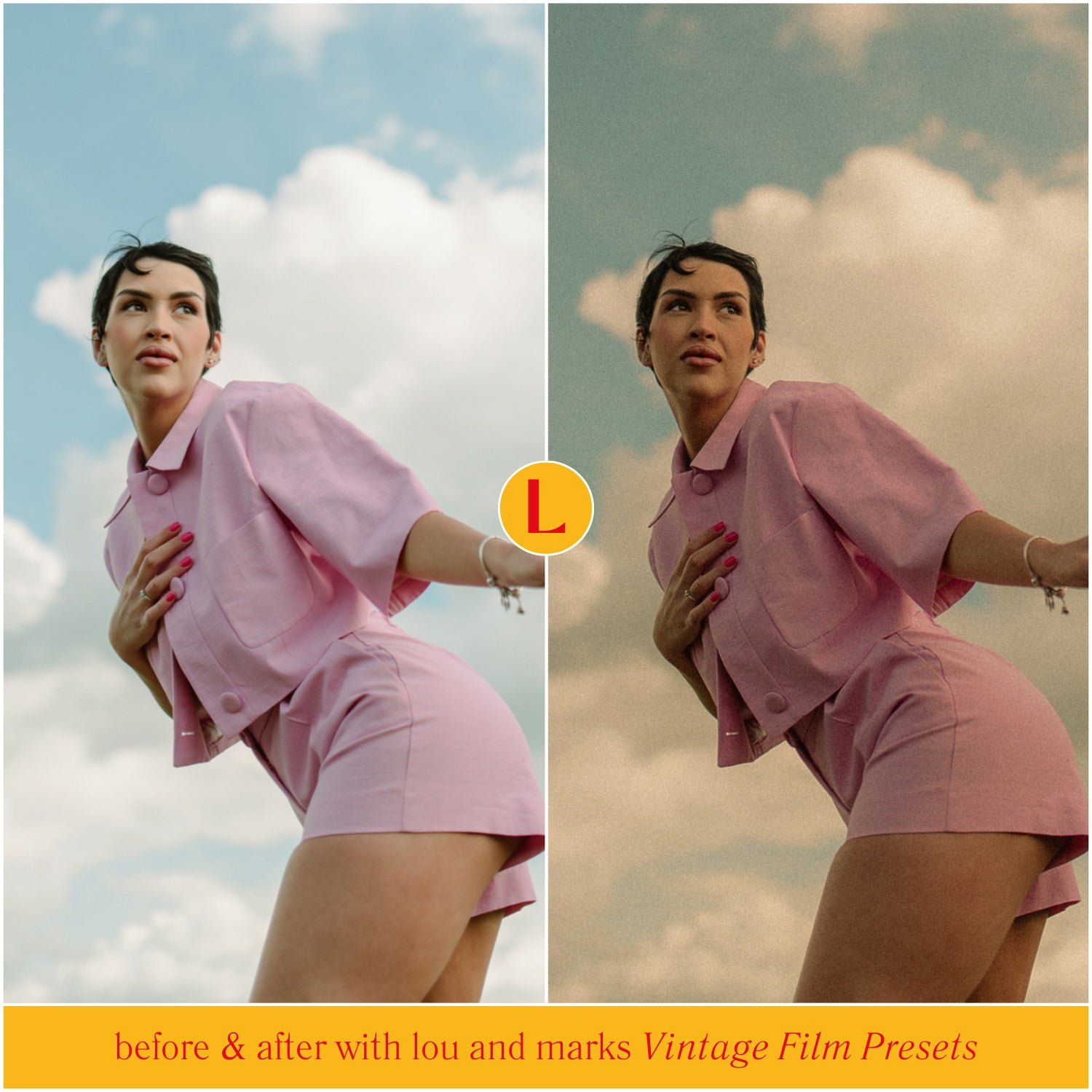 Vintage Film Lightroom Presets for photographer photo editing in Adobe Lightroom by Lou And Marks Presets