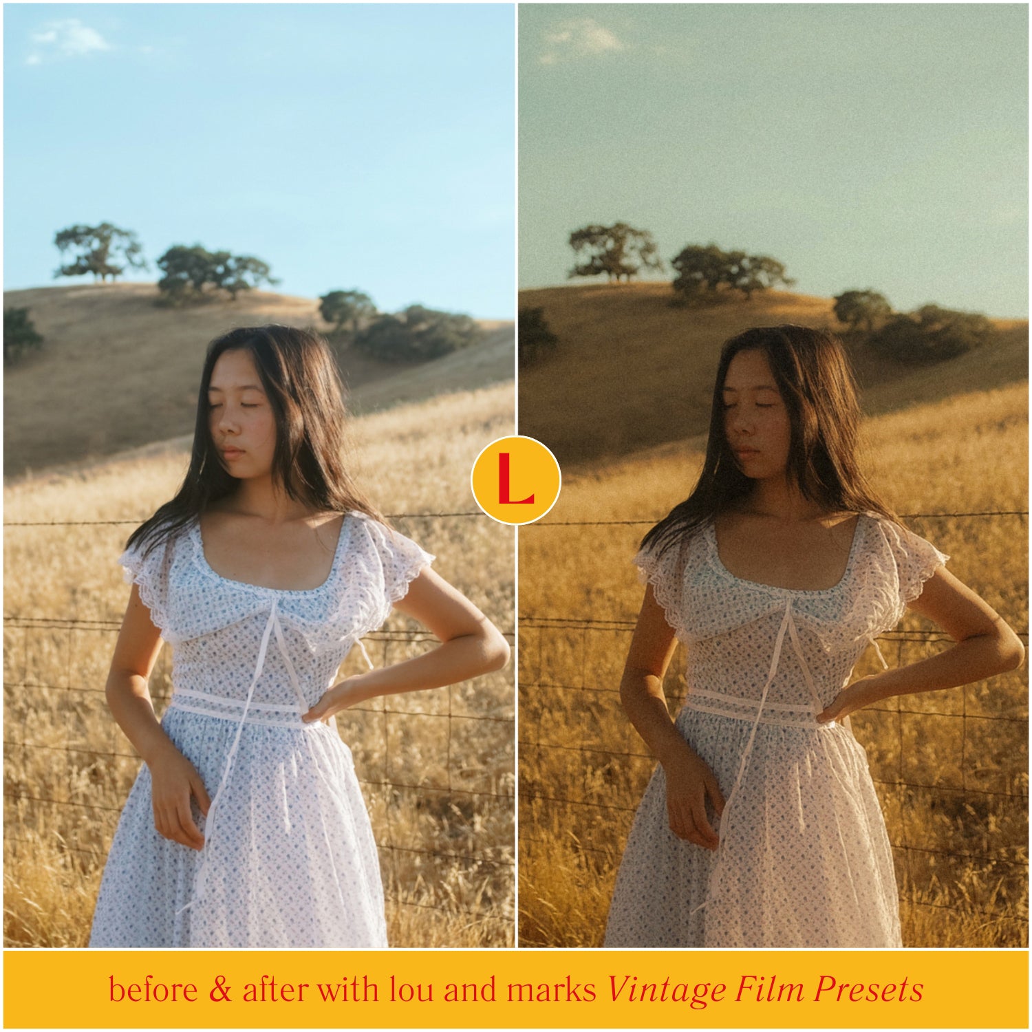 Vintage Lightroom Presets for photographer and Instagram influencer photo editing in Adobe Lightroom by Lou And Marks Presets