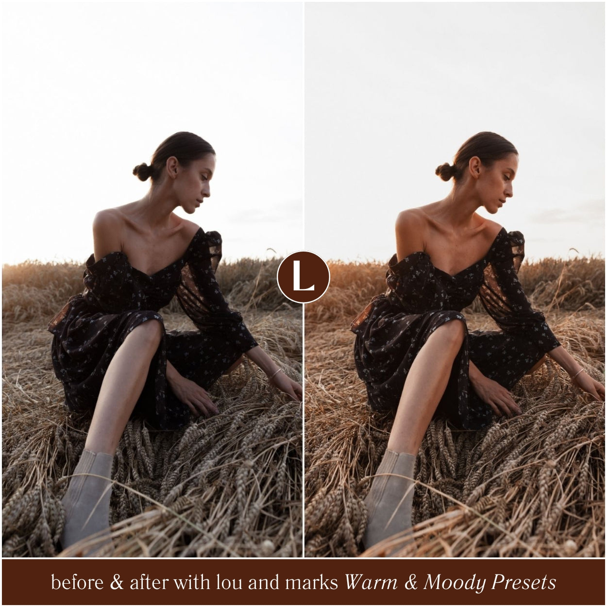 Warm and Moody Lightroom Presets by Lou and Marks Presets