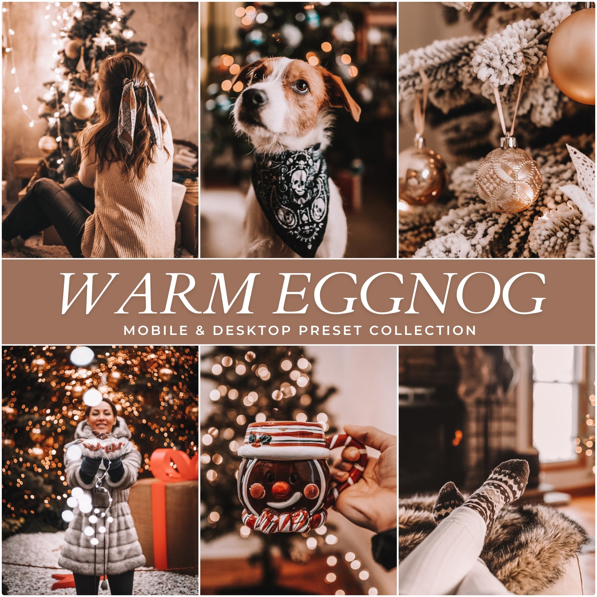 Eggnog Christmas Lightroom Presets For Photographers and Instagram Influencers Photo Editing In Adobe Lightroom By Lou And Marks Presets