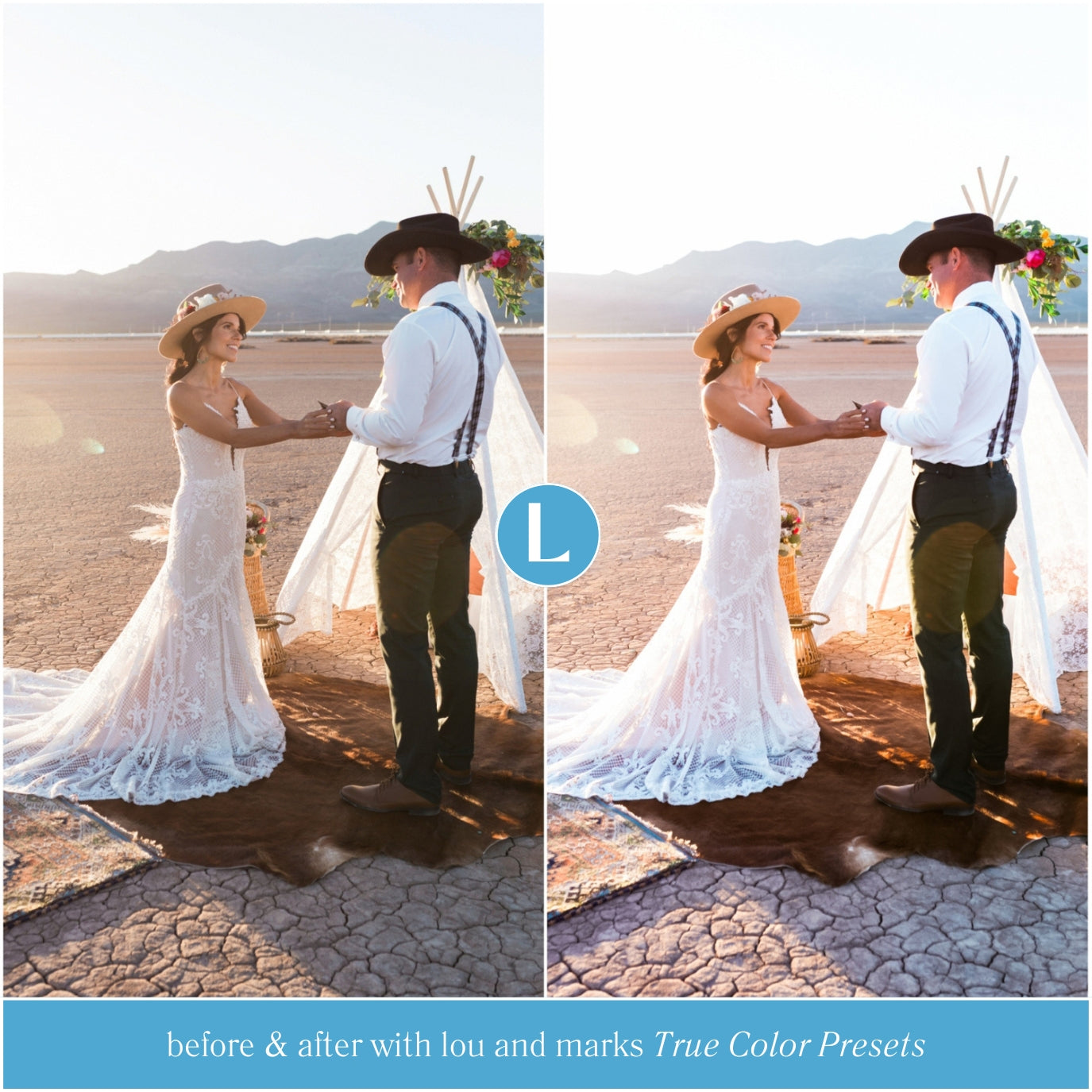 True Color Lightroom Presets For Photographer photo editing portraits weddings and influencer styled photos in just one click