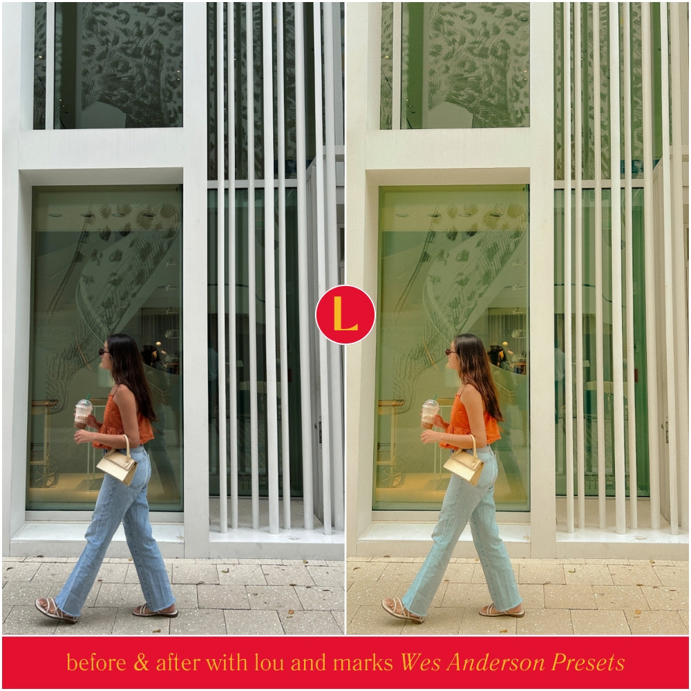 Wes Anderson Film Lightroom Presets by Lou and Marks Presets
