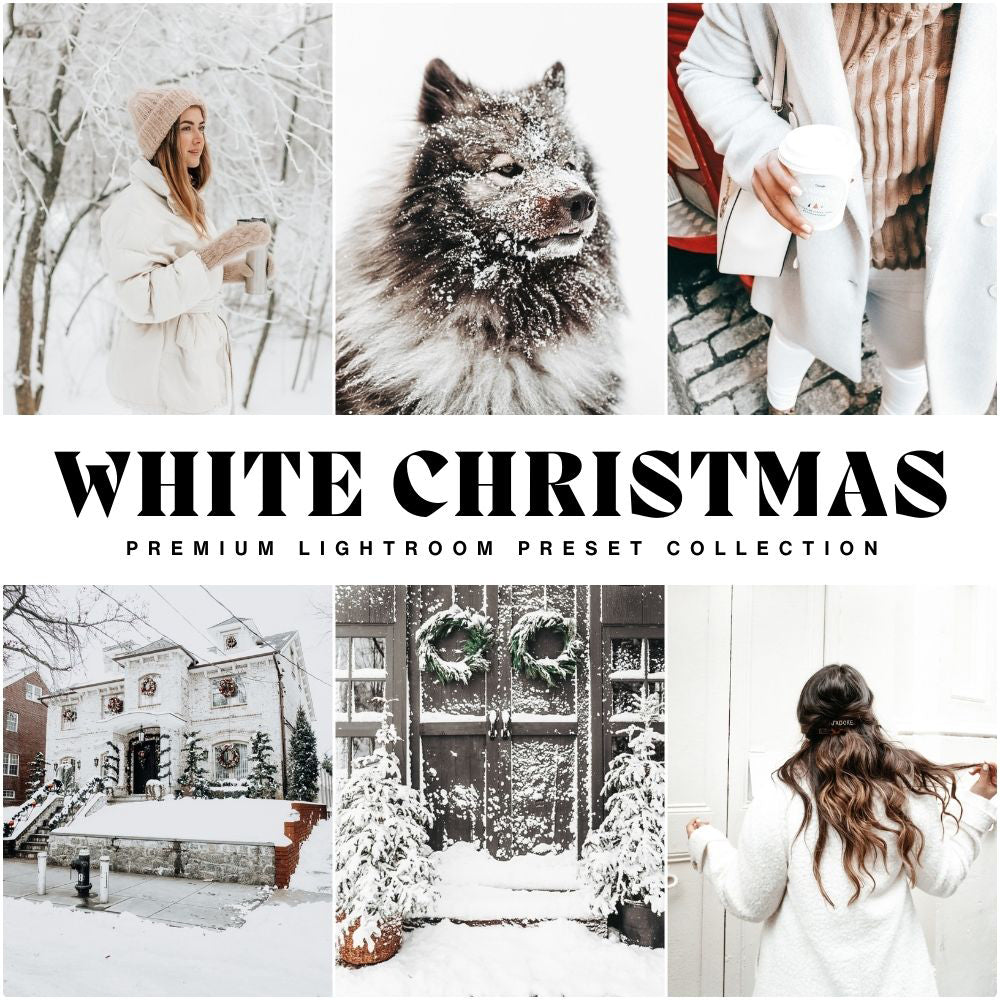Holiday Lightroom Presets Bundle By Lou And Marks Presets White Christmas