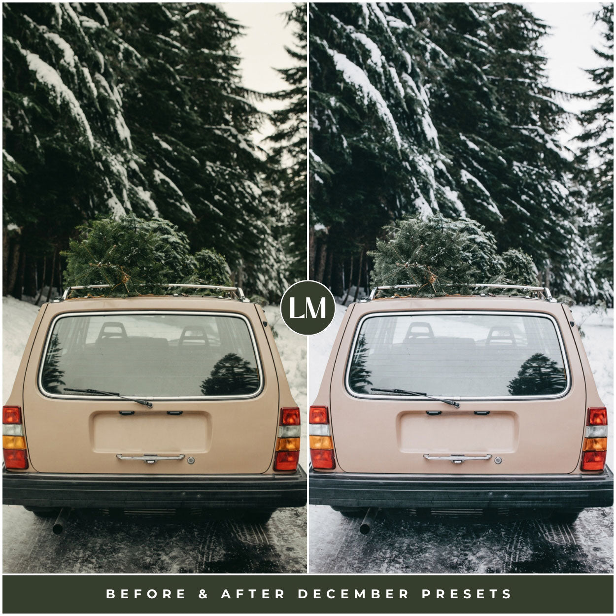 December Winter Lightroom Presets For Photographer Photo Editing By Lou And Marks Presets