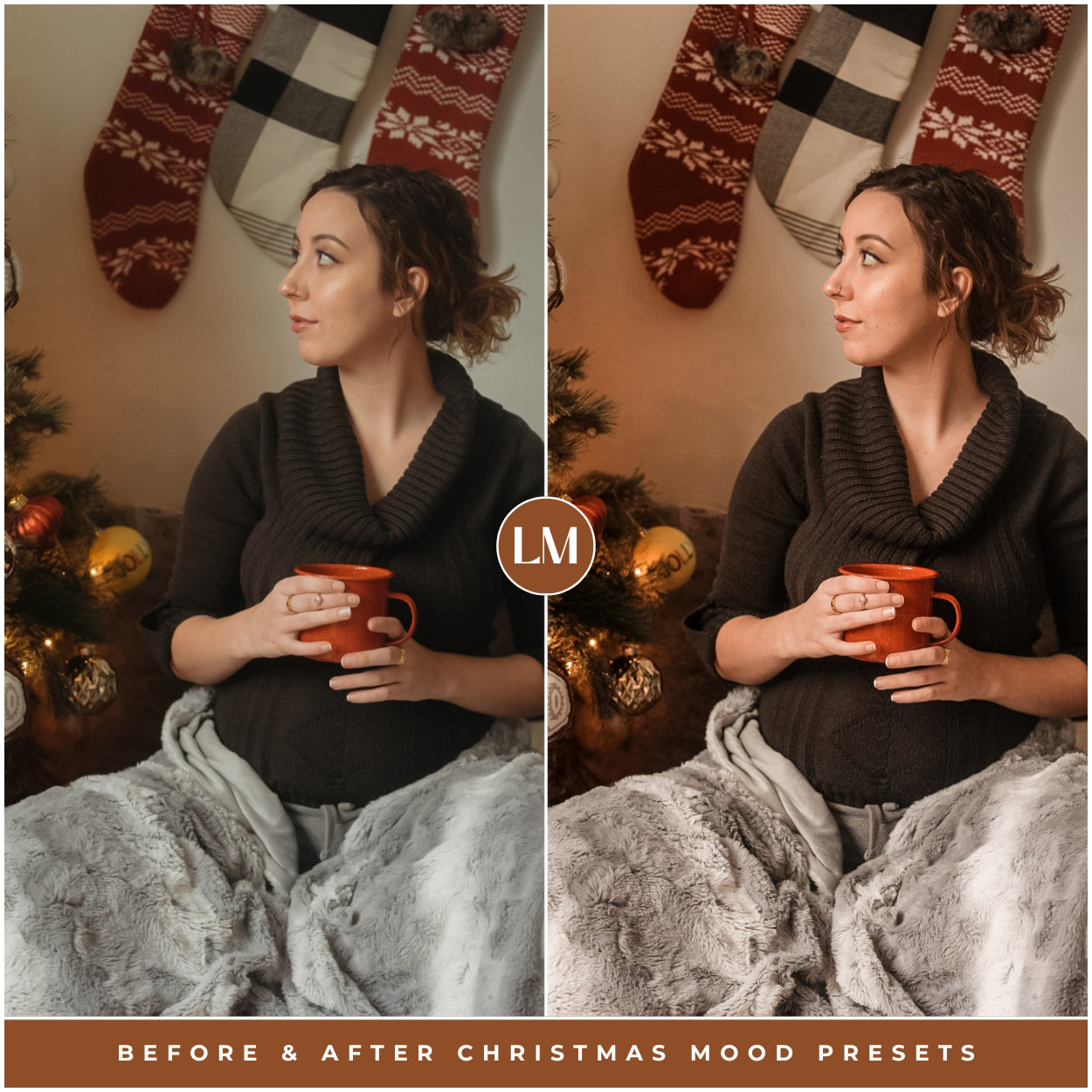 Best Moody Christmas Lightroom Presets The Best Photo Editing Preset Filters For Christmas And Winter Holiday Photos with Adobe Lightroom Mobile And Desktop For Photographers and Instagram Influencers By Lou And Marks Presets Portrait