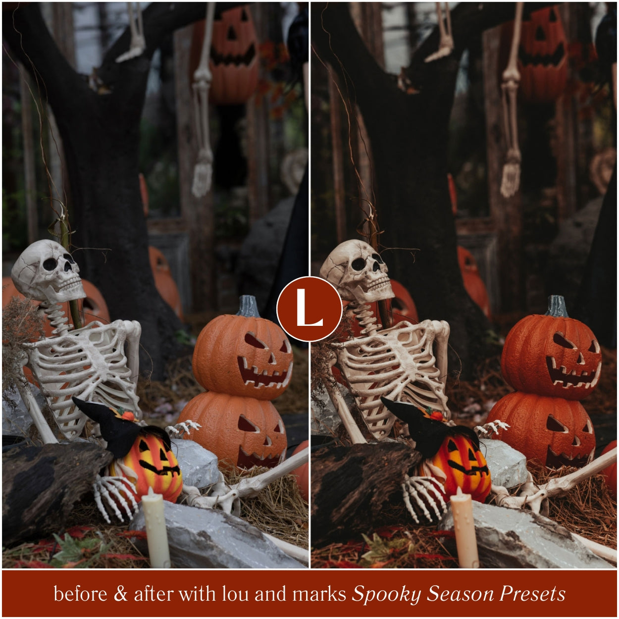 Spooky Season Lightroom Presets by Lou and Marks Presets