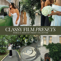 Classy Film Lightroom Presets For Adobe Photo Editing by Lightroom Mobile and Desktop create trendy film photo edits for lifestyle and Instagram by Lou And Marks Presets