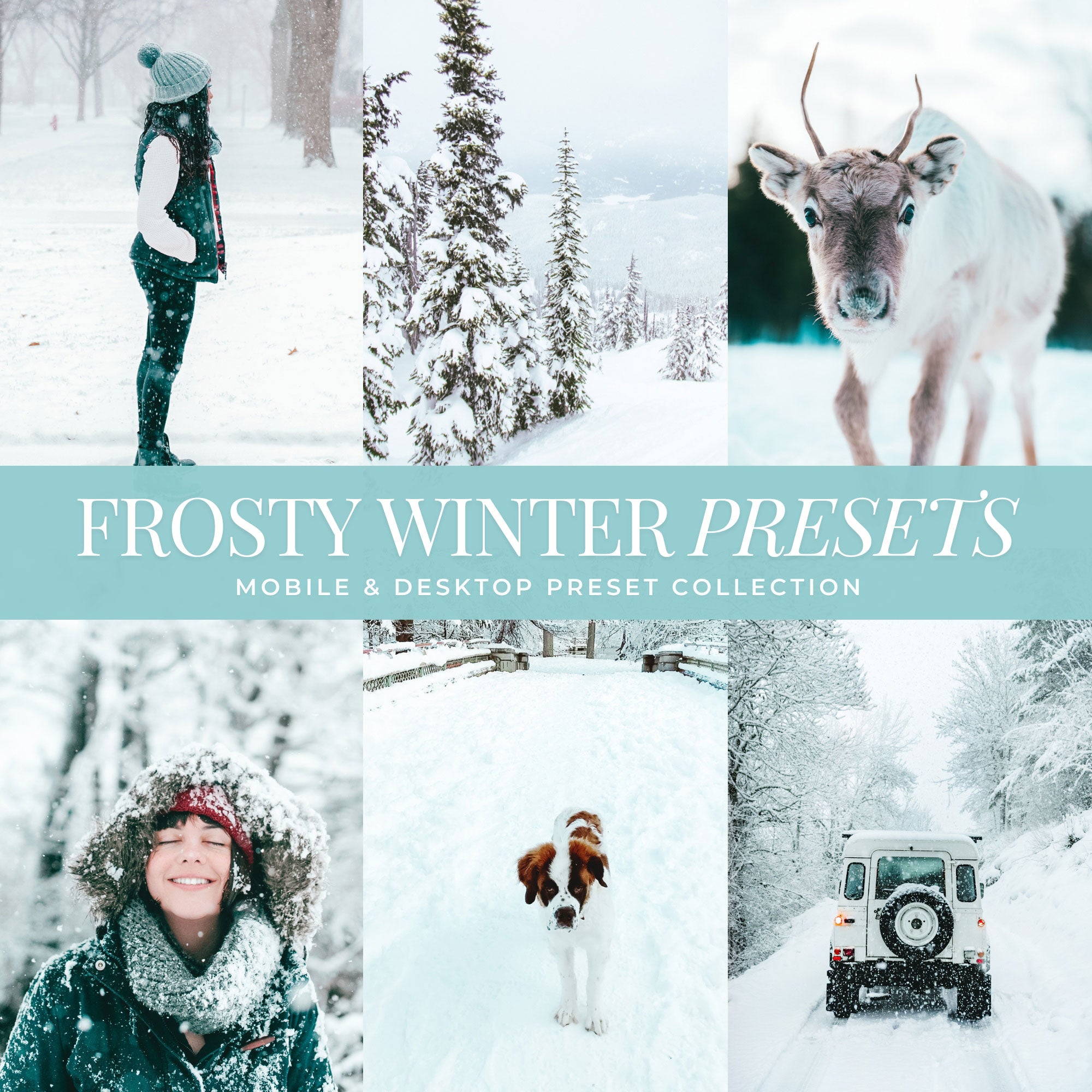 Frosty Winter Lightroom Presets For Photographers and Instagram Influencers Photo Editing In Adobe Lightroom By Lou And Marks Presets