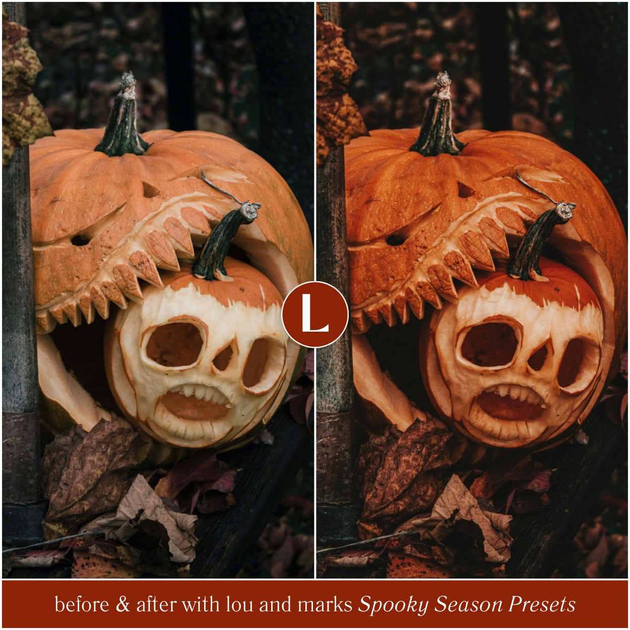Spooky Season Lightroom Presets by Lou and Marks Presets