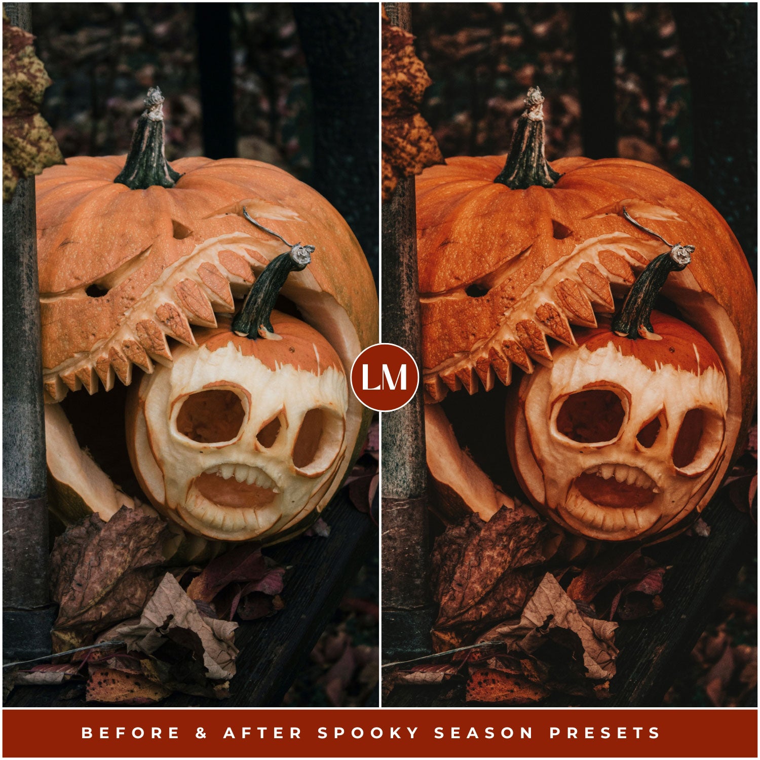 Spooky Season Lightroom Presets by Lou and Marks Presets