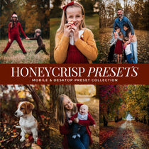 Honeycrisp Fall Lightroom Preset Collection by Lou And Marks Presets for Adobe Lightroom Mobile and Desktop For Fall Portrait Photo Editing and Photography