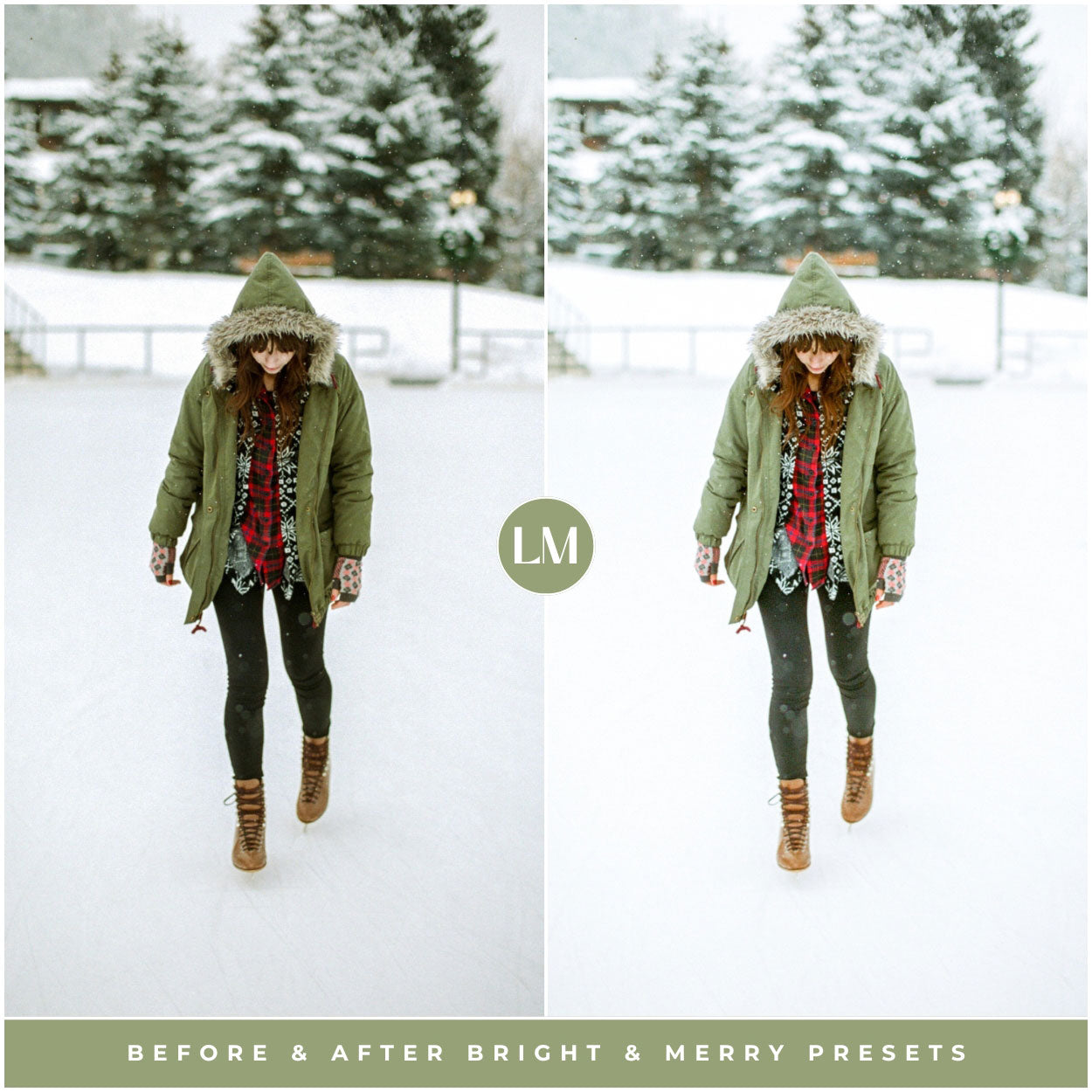 Bright & Merry Christmas Lightroom Presets For holidays and Winter Photo Editing In Adobe Lightroom By Lou And Marks Presets For Bloggers