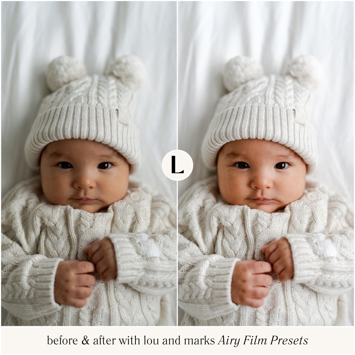 Newborn Lightroom Presets for light and airy photography
