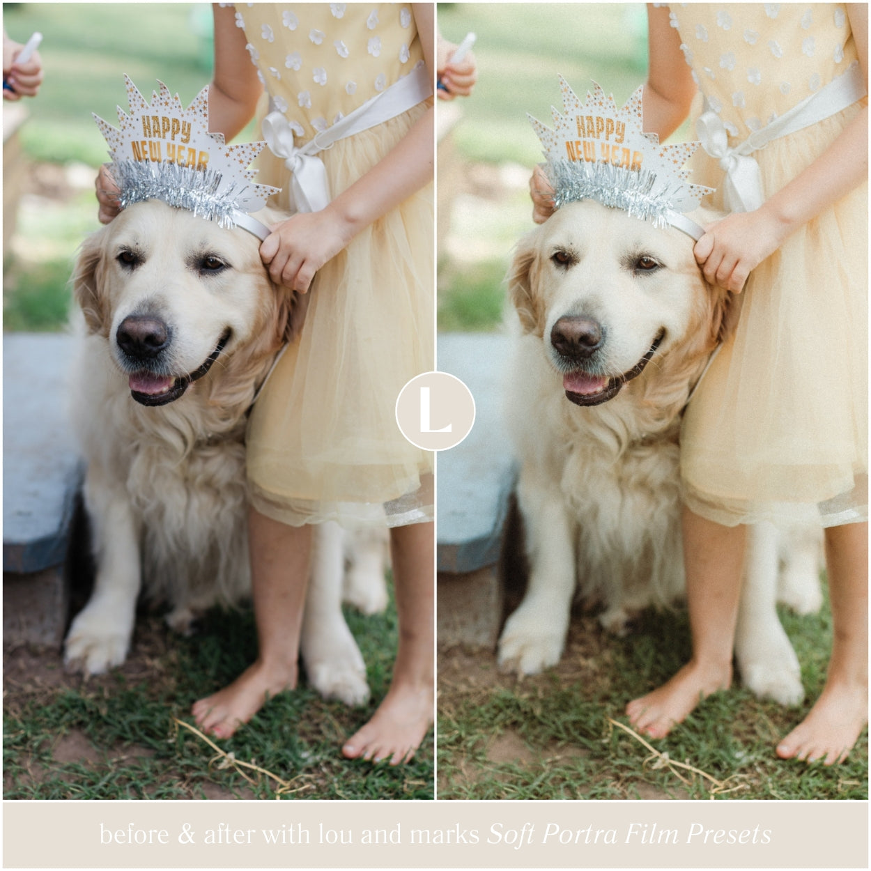 soft kodak portra 400 film lightroom presets dreamy light wedding portrait lou and marks for family photos