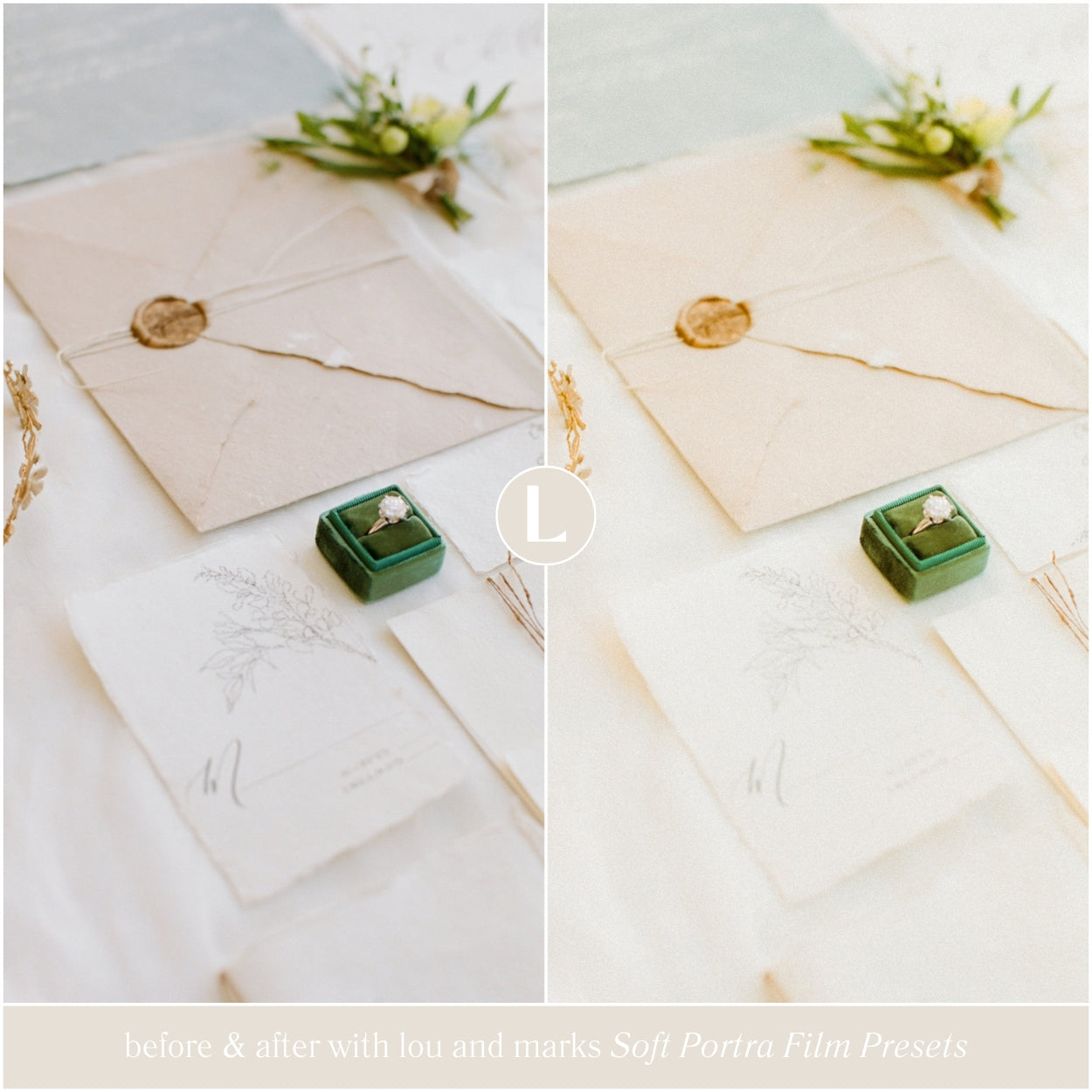 soft kodak portra 400 film lightroom presets dreamy light wedding portrait lou and marks for details