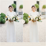 soft kodak portra 400 film lightroom presets dreamy light wedding portrait lou and marks for bridal photos