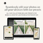 soft kodak portra 400 film lightroom presets dreamy light wedding portrait lou and marks for mobile and desktop