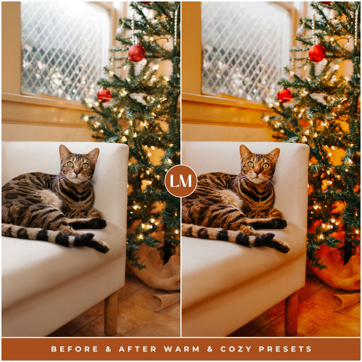 home Warm and Cozy Christmas Lightroom presets for adobe Lightroom by Lou and marks presets