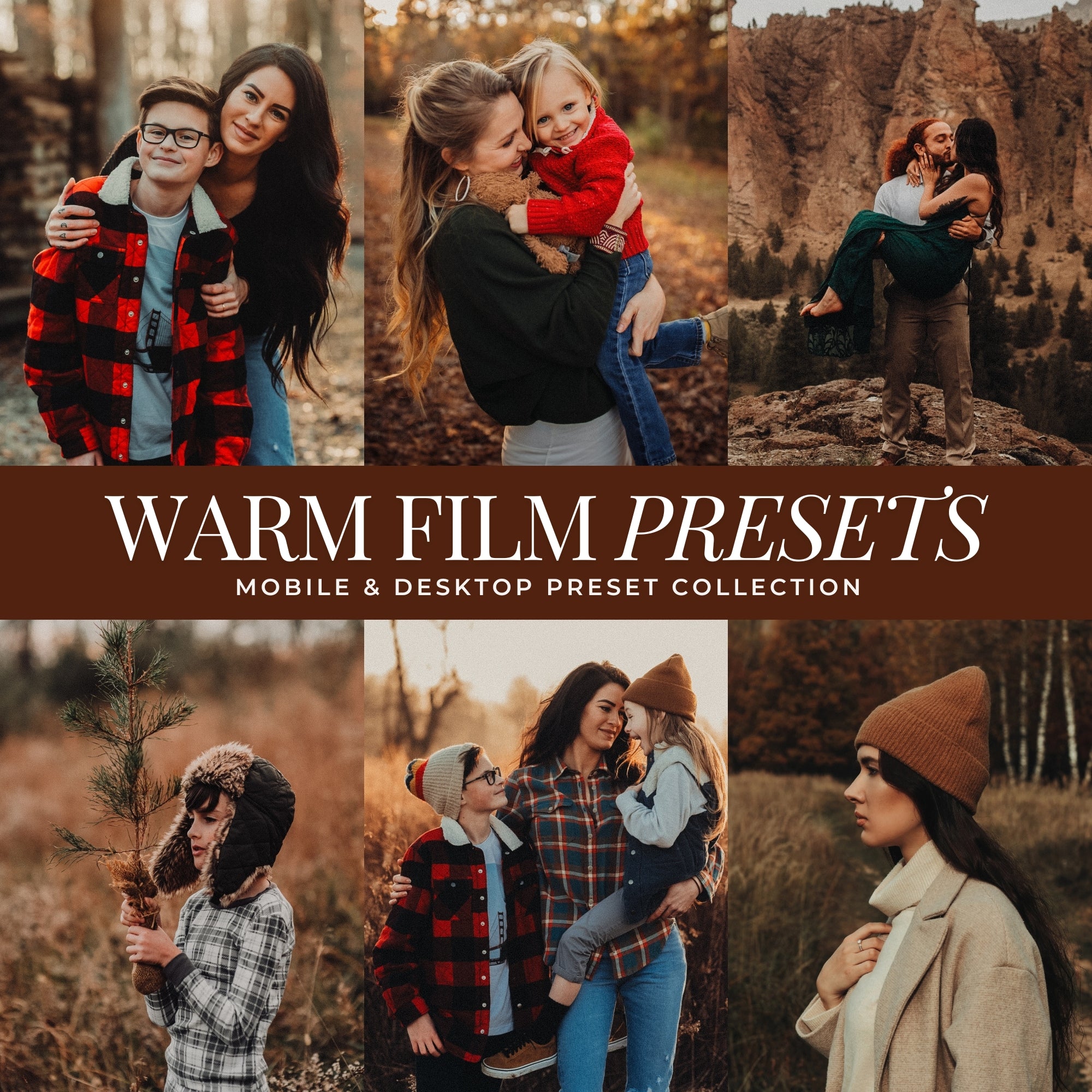 warm film editorial Lightroom presets by Lou and Marks presets