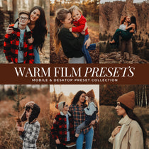 warm film editorial Lightroom presets by Lou and Marks presets