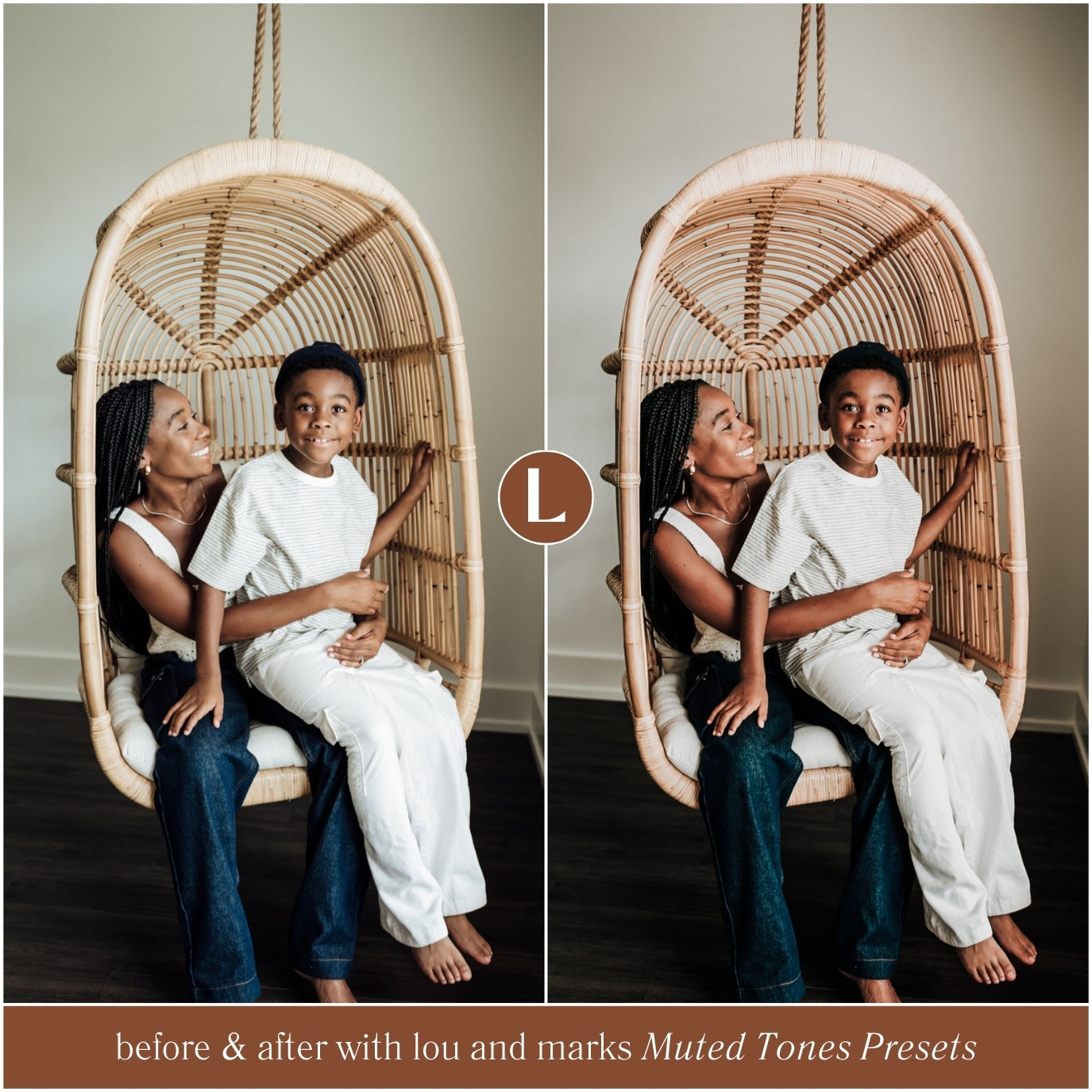 Before & After Muted  Lightroom Presets For Adobe Lightroom By Lou Marks Presets