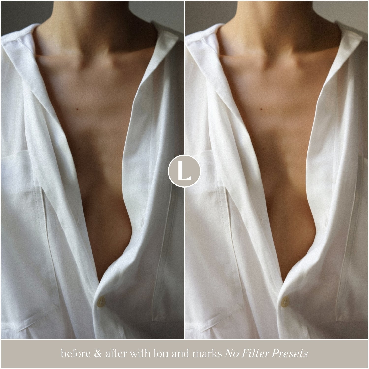 No Filter Lightroom Presets by Lou and Marks Presets