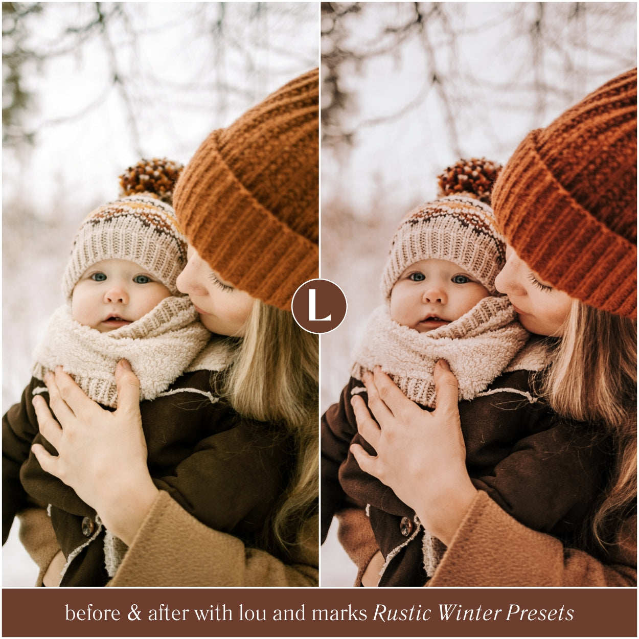 Rustic Winter Lightroom Presets by Lou and Marks Presets