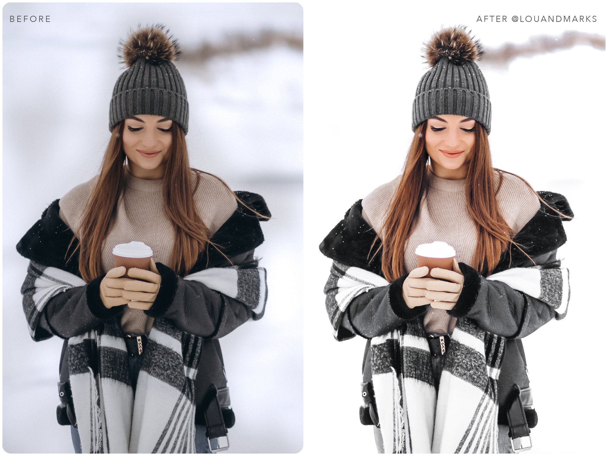 15 Winter Mobile Lightroom Presets White, Clean Photo Editing Filter for Lifestyle Blogger, Instagram Influencer Outdoor Preset
